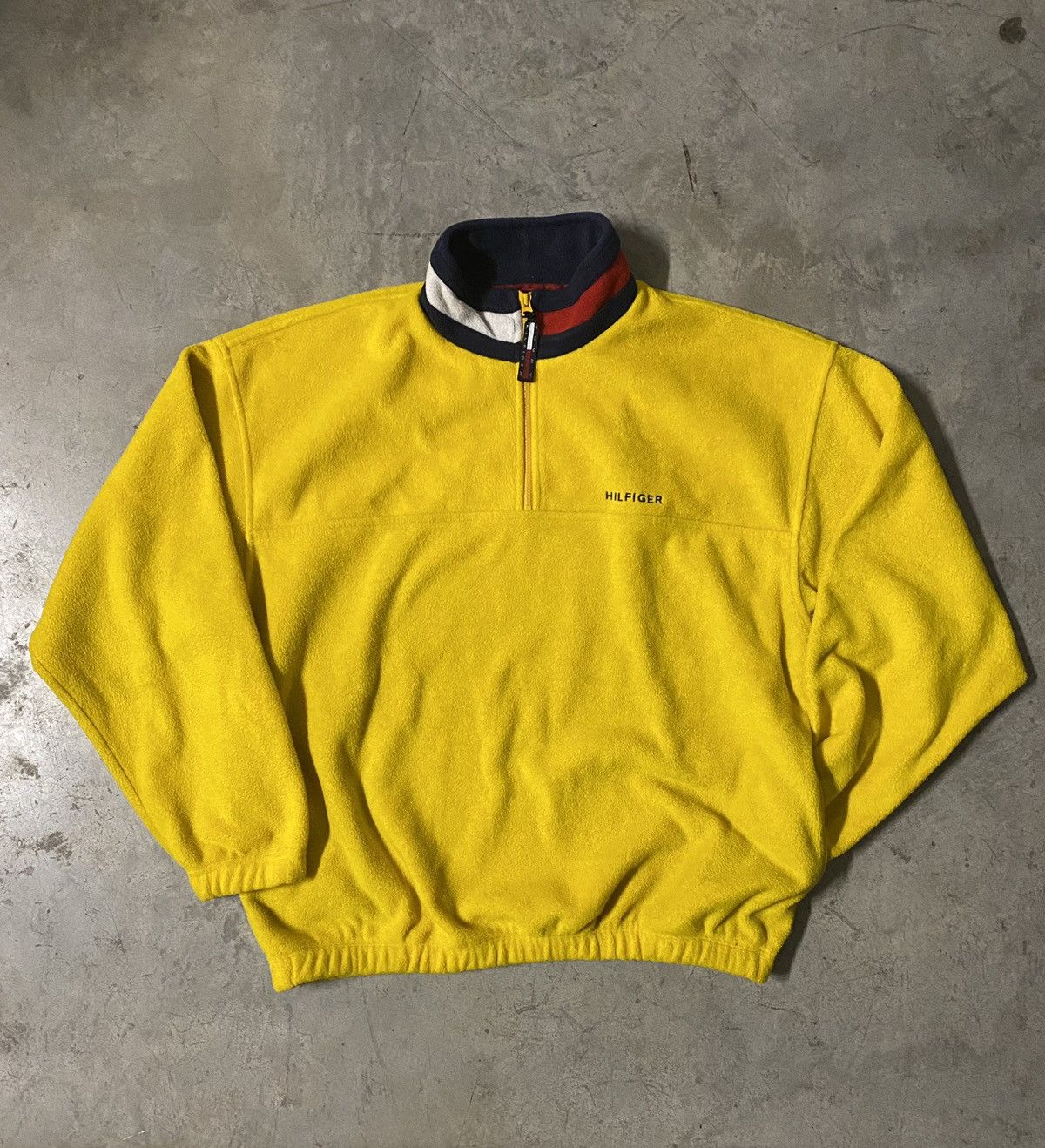 Tommy Hilfiger Vintage Tommy Hilfiger Quarter Zip Fleece Size US XL / EU 56 / 4 - 1 Thumbnail