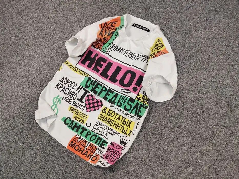 Denis Simachev Denis Simachev Archival Multilogo Designer T Shirt Size US S / EU 44-46 / 1 - 2 Thumbnail
