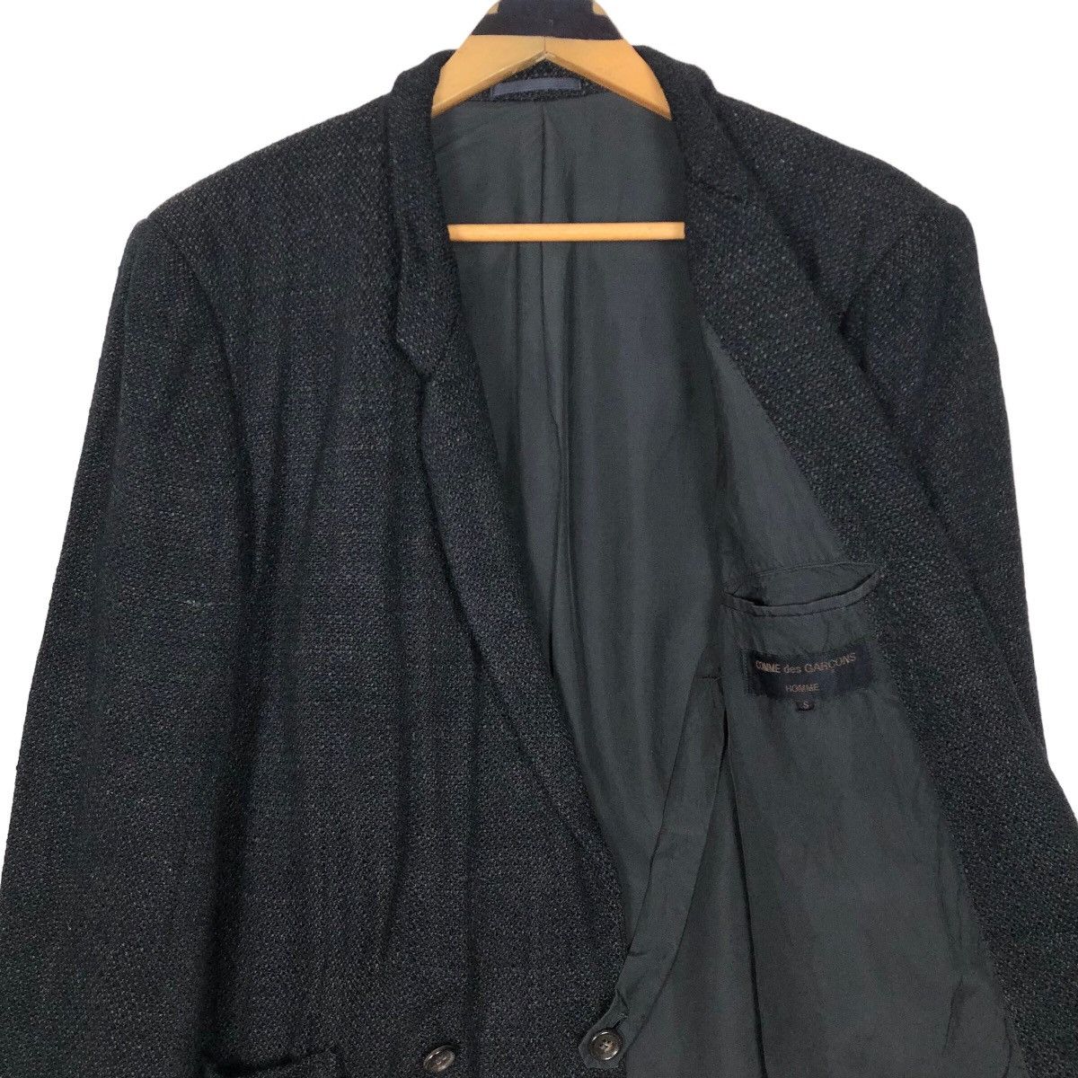Comme des Garcons Vintage 90s Comme Des Garcons Homme 1993 S/S Rayon Jacket Size US L / EU 52-54 / 3 - 7 Thumbnail