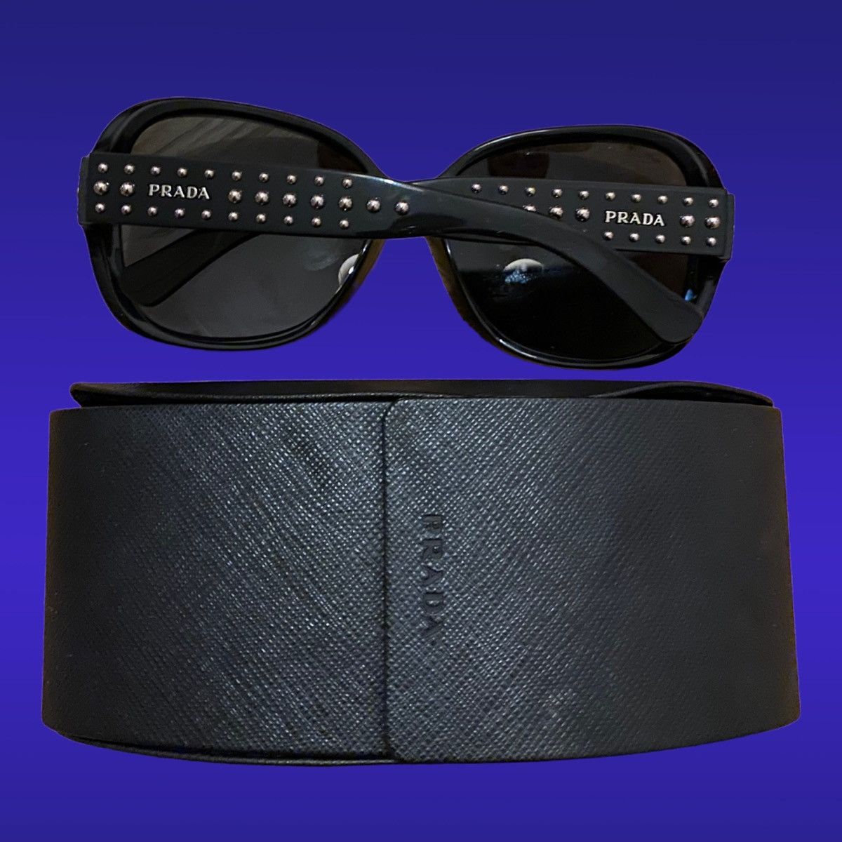 Prada Studded black sunglasses prada main line Size ONE SIZE - 2 Thumbnail
