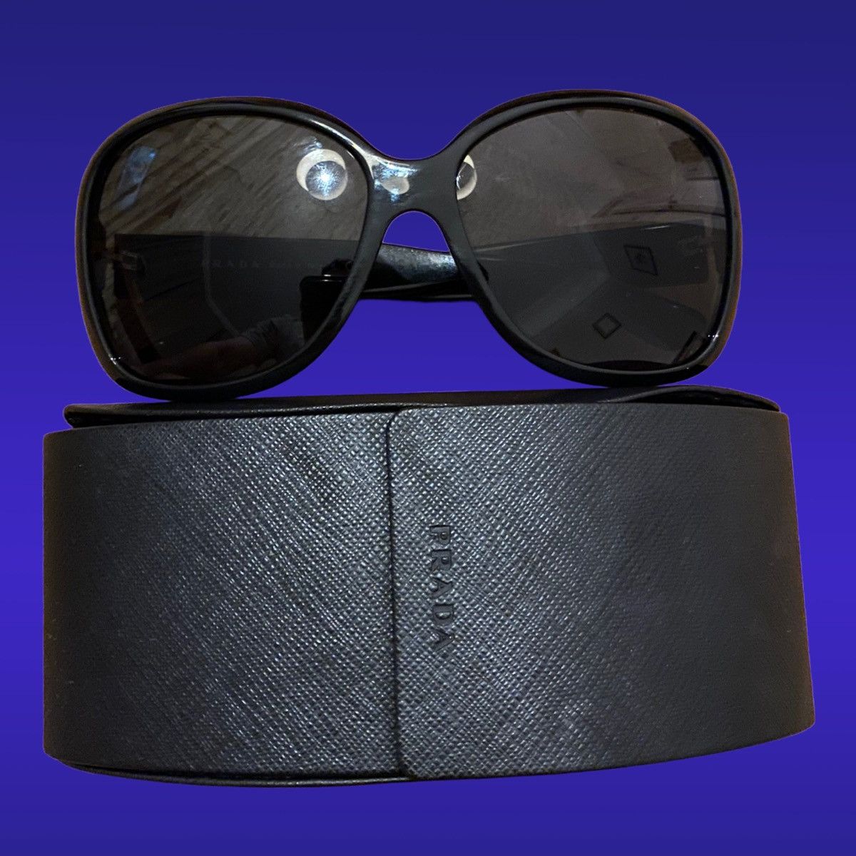 Prada Studded black sunglasses prada main line Size ONE SIZE - 3 Thumbnail