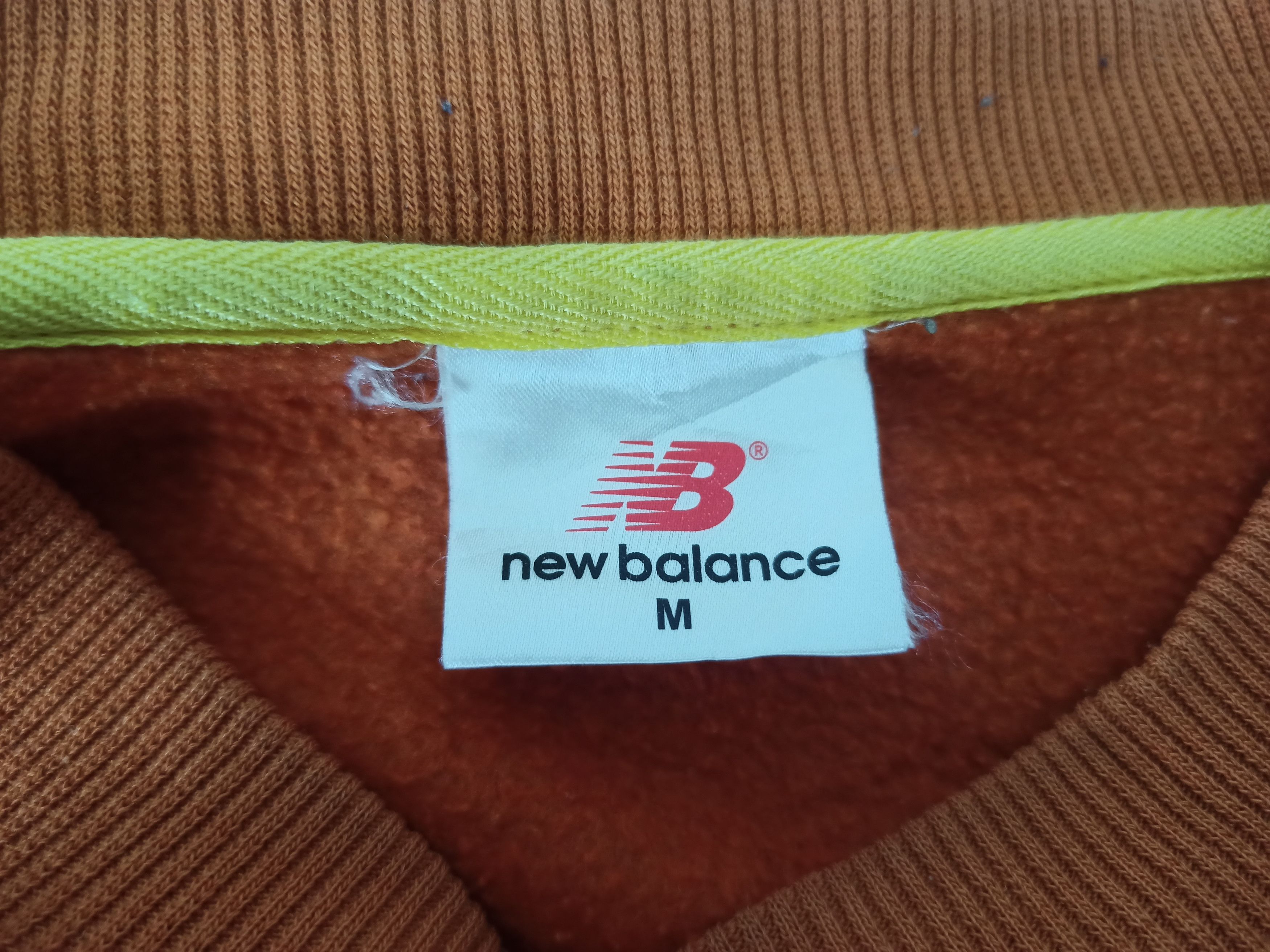 New Balance New Balance Faded Orange Sweetshirt Size US M / EU 48-50 / 2 - 14 Thumbnail
