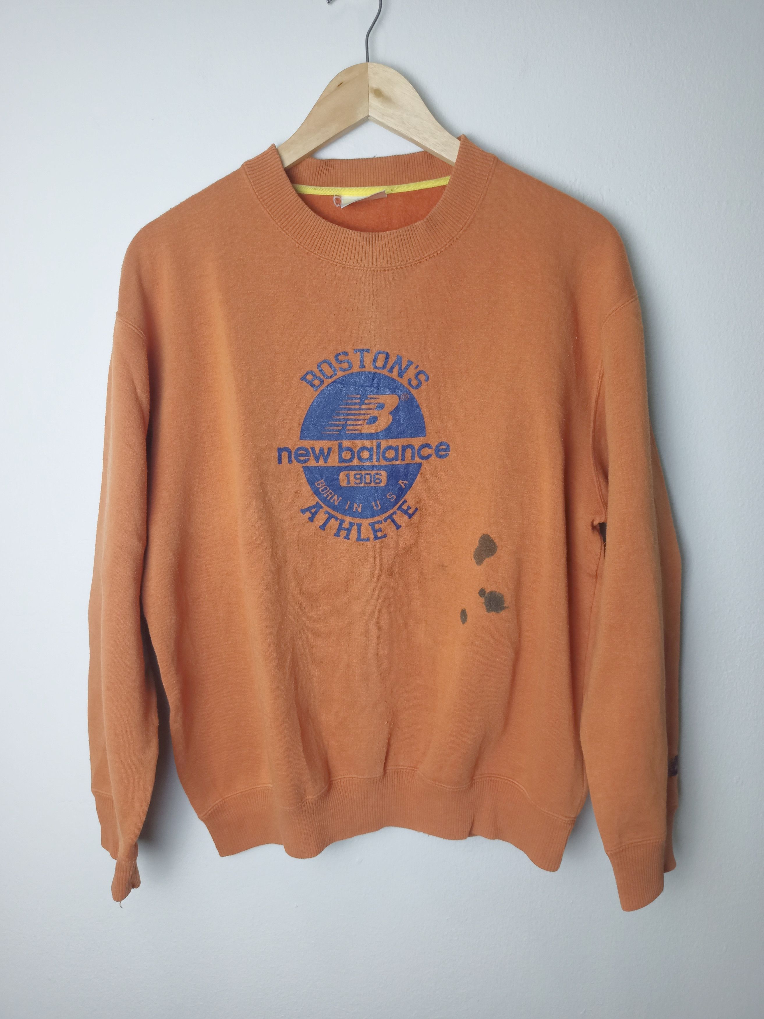 New Balance New Balance Faded Orange Sweetshirt Size US M / EU 48-50 / 2 - 1 Thumbnail