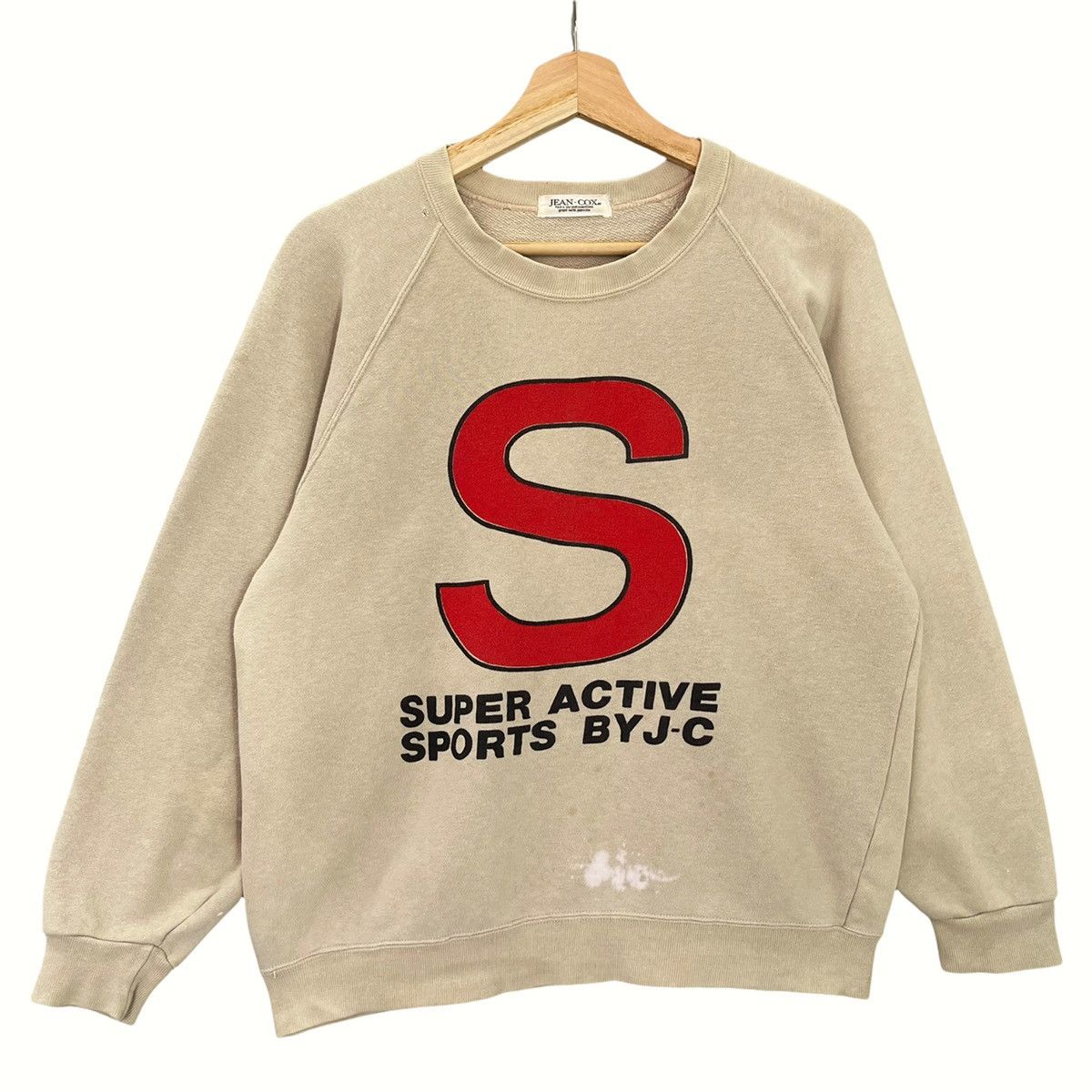 Japanese Brand Super Active Sports Byj-C Crewneck Sweatshirt Size S Size US S / EU 44-46 / 1 - 1 Thumbnail