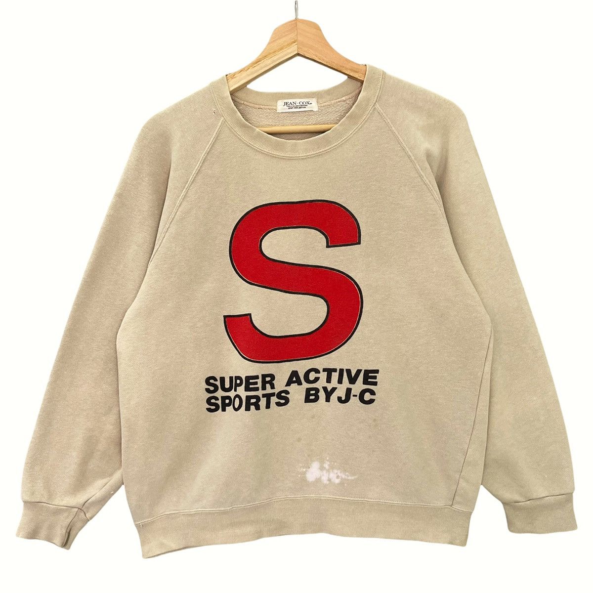 Japanese Brand Super Active Sports Byj-C Crewneck Sweatshirt Size S Size US S / EU 44-46 / 1 - 3 Thumbnail