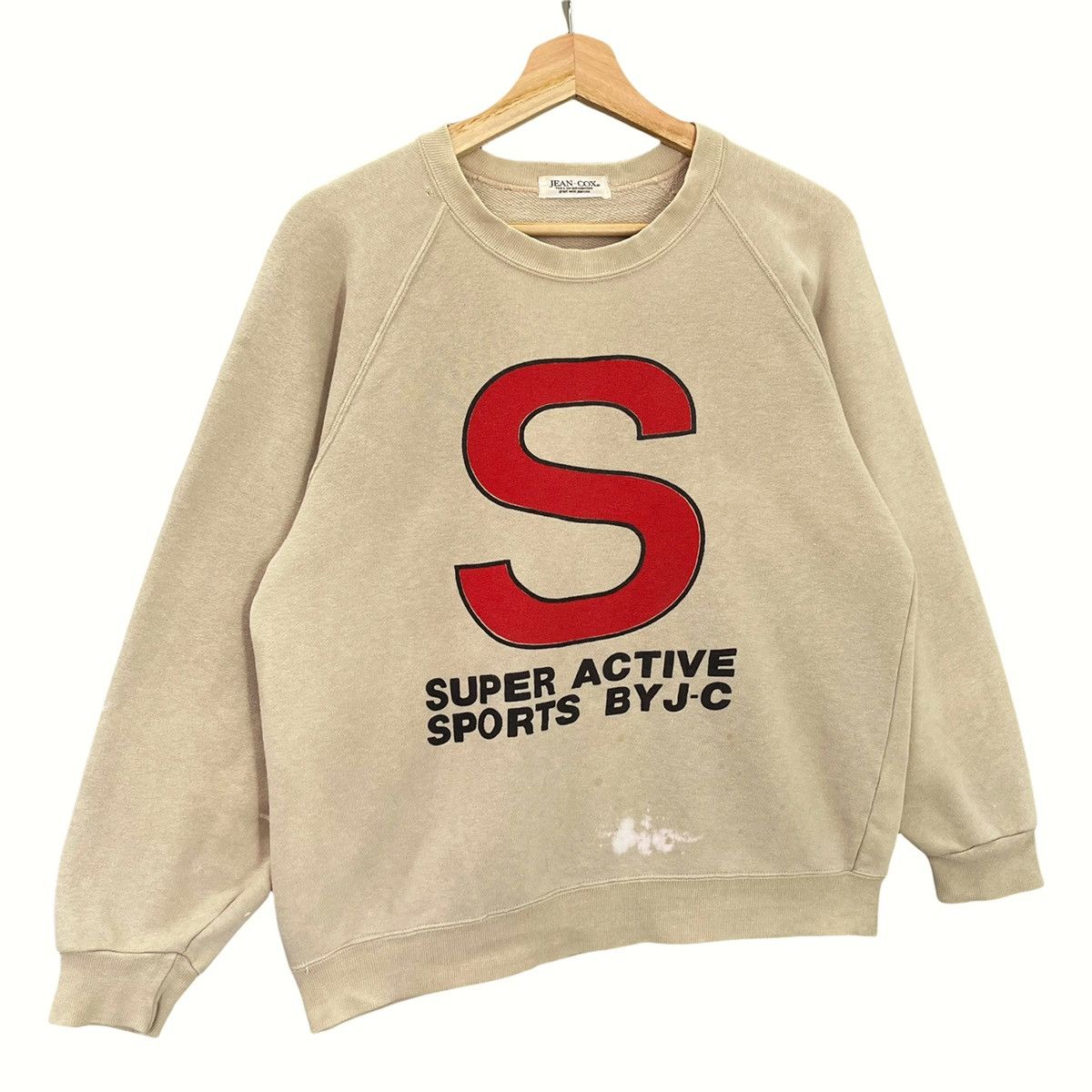 Japanese Brand Super Active Sports Byj-C Crewneck Sweatshirt Size S Size US S / EU 44-46 / 1 - 2 Thumbnail