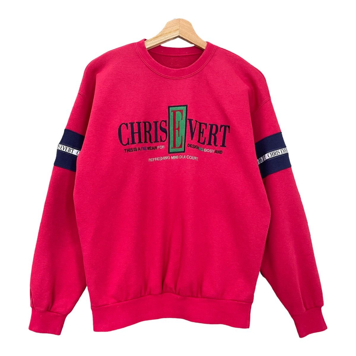 Designer × Japanese Brand Vintage Chris Evert Crewneck Sweatshirt Size M Size US M / EU 48-50 / 2 - 1 Thumbnail