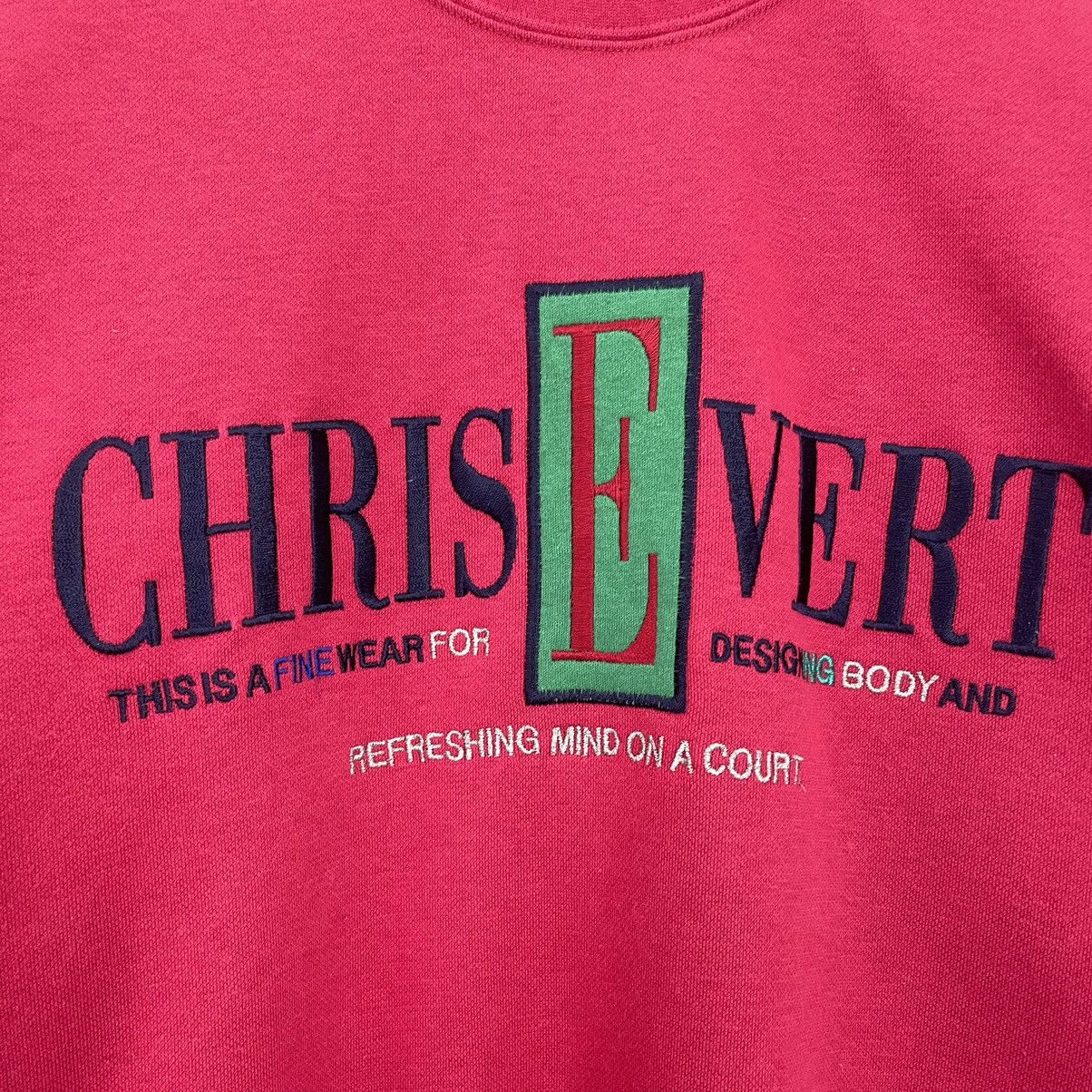 Designer × Japanese Brand Vintage Chris Evert Crewneck Sweatshirt Size M Size US M / EU 48-50 / 2 - 5 Thumbnail