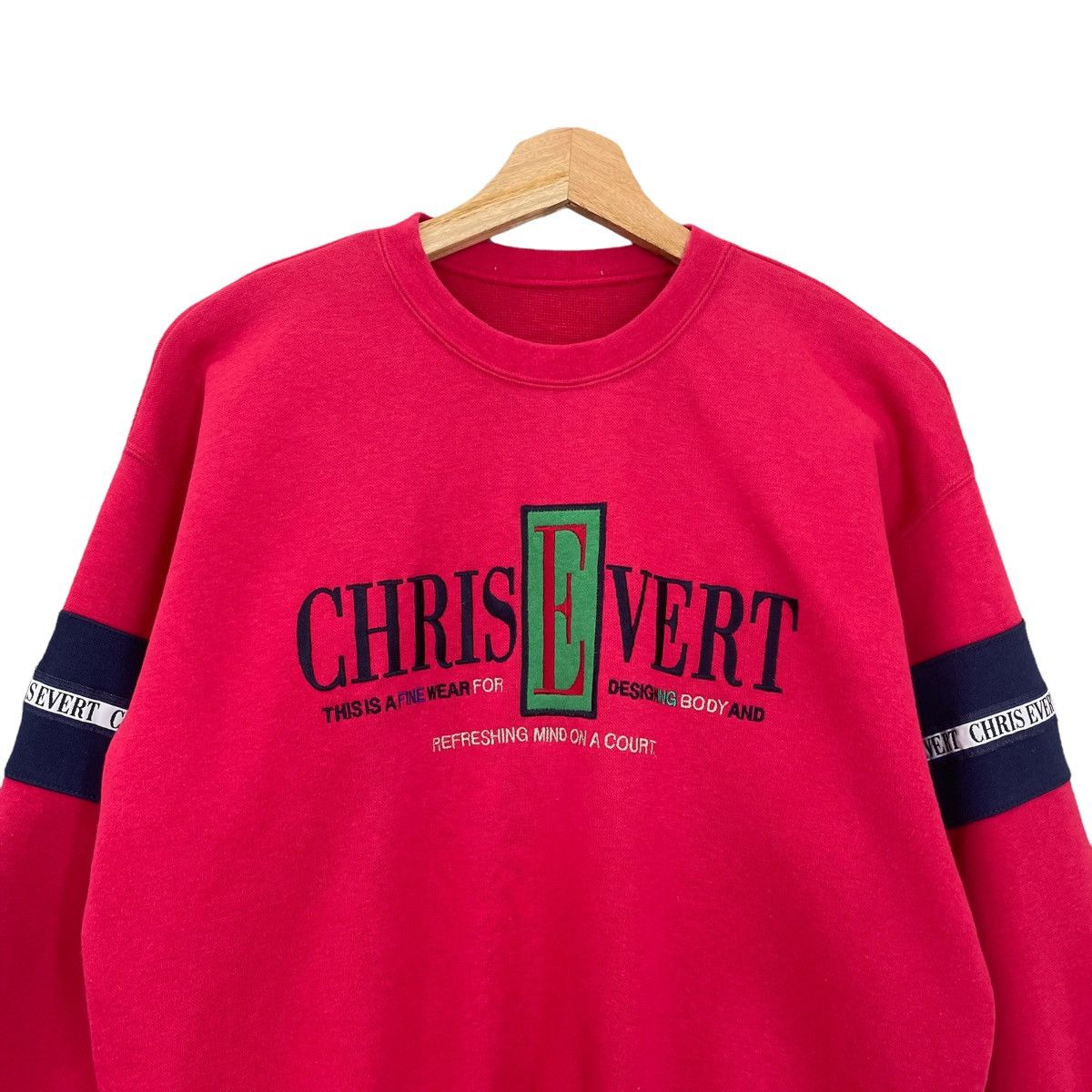 Designer × Japanese Brand Vintage Chris Evert Crewneck Sweatshirt Size M Size US M / EU 48-50 / 2 - 4 Thumbnail