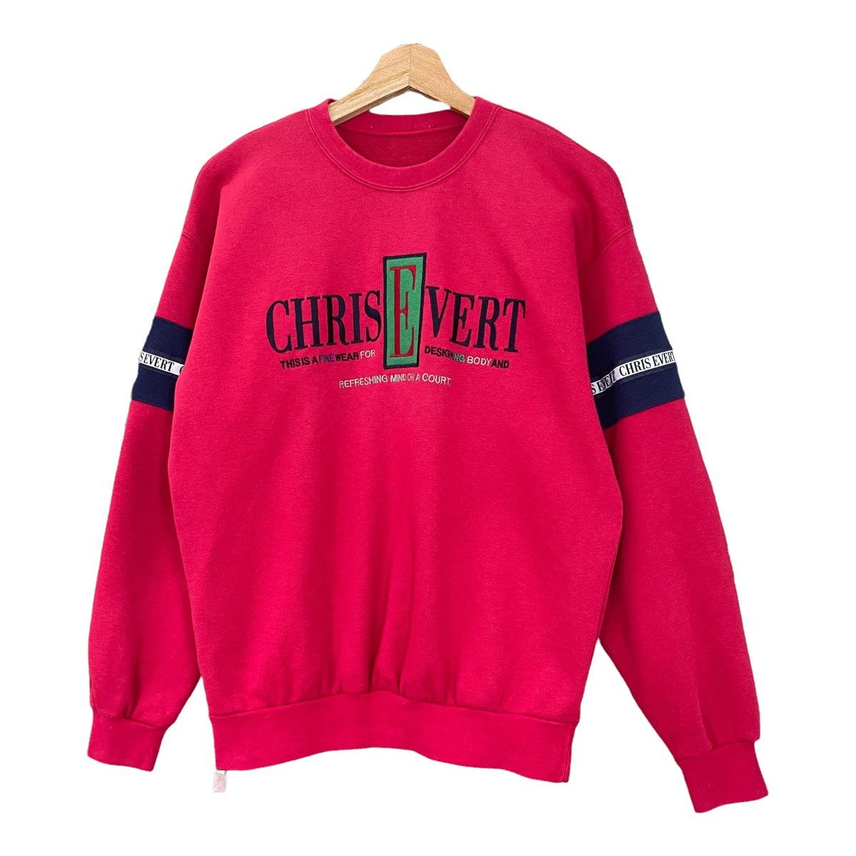 Designer × Japanese Brand Vintage Chris Evert Crewneck Sweatshirt Size M Size US M / EU 48-50 / 2 - 3 Thumbnail