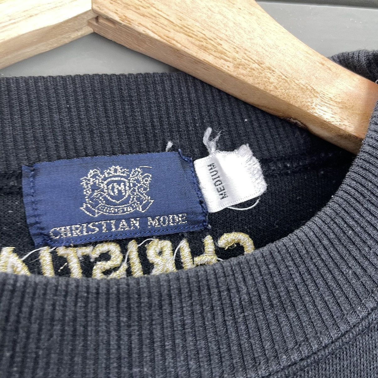 Japanese Brand Vintage Christian Mode Italy Big Logo Sweatshirt Size M Size US M / EU 48-50 / 2 - 10 Thumbnail