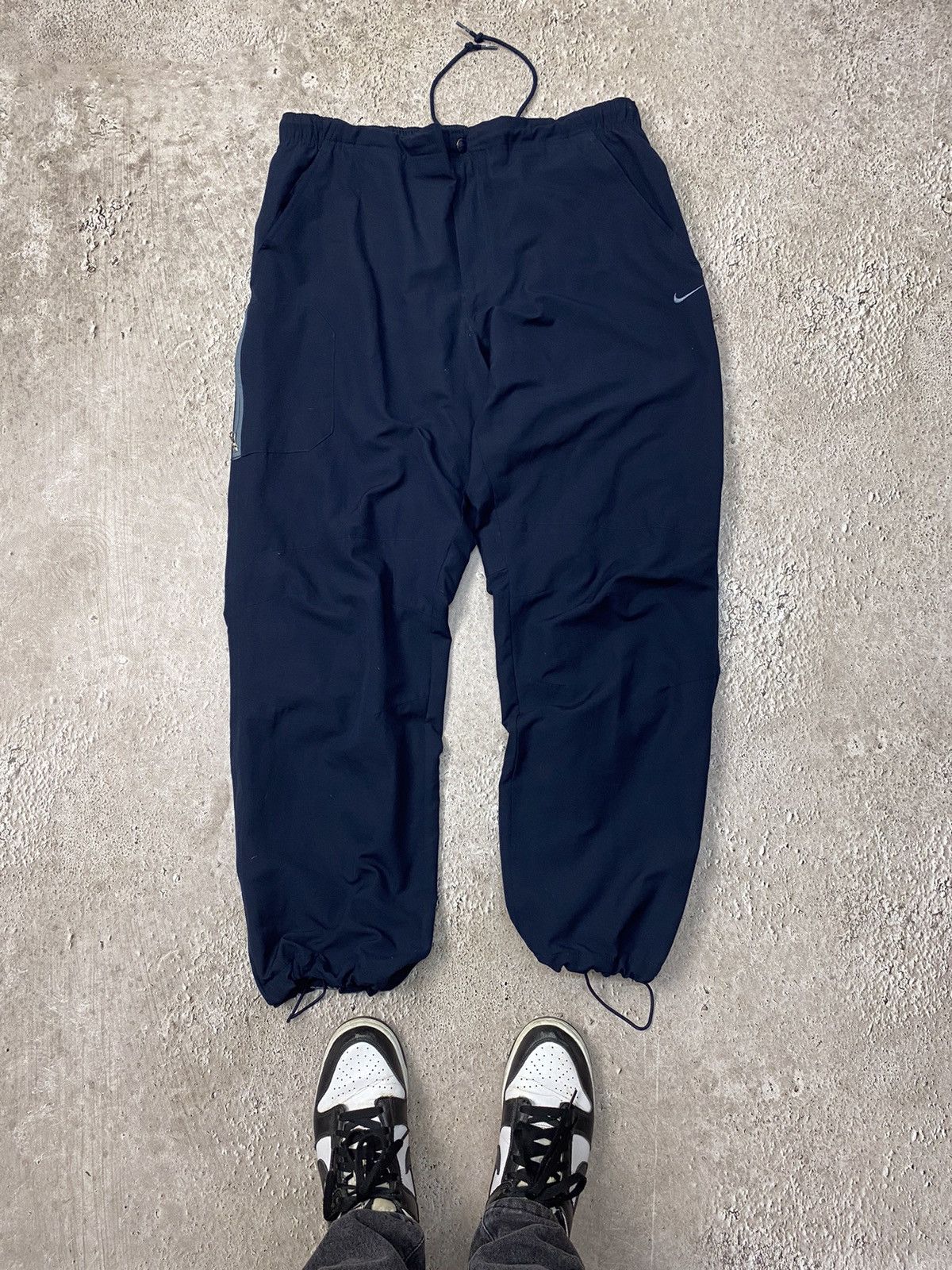 Nike 🔥RARE VINTAGE NIKE CARGO PARACHUTE PANTS WITH DRAWSTRINGS