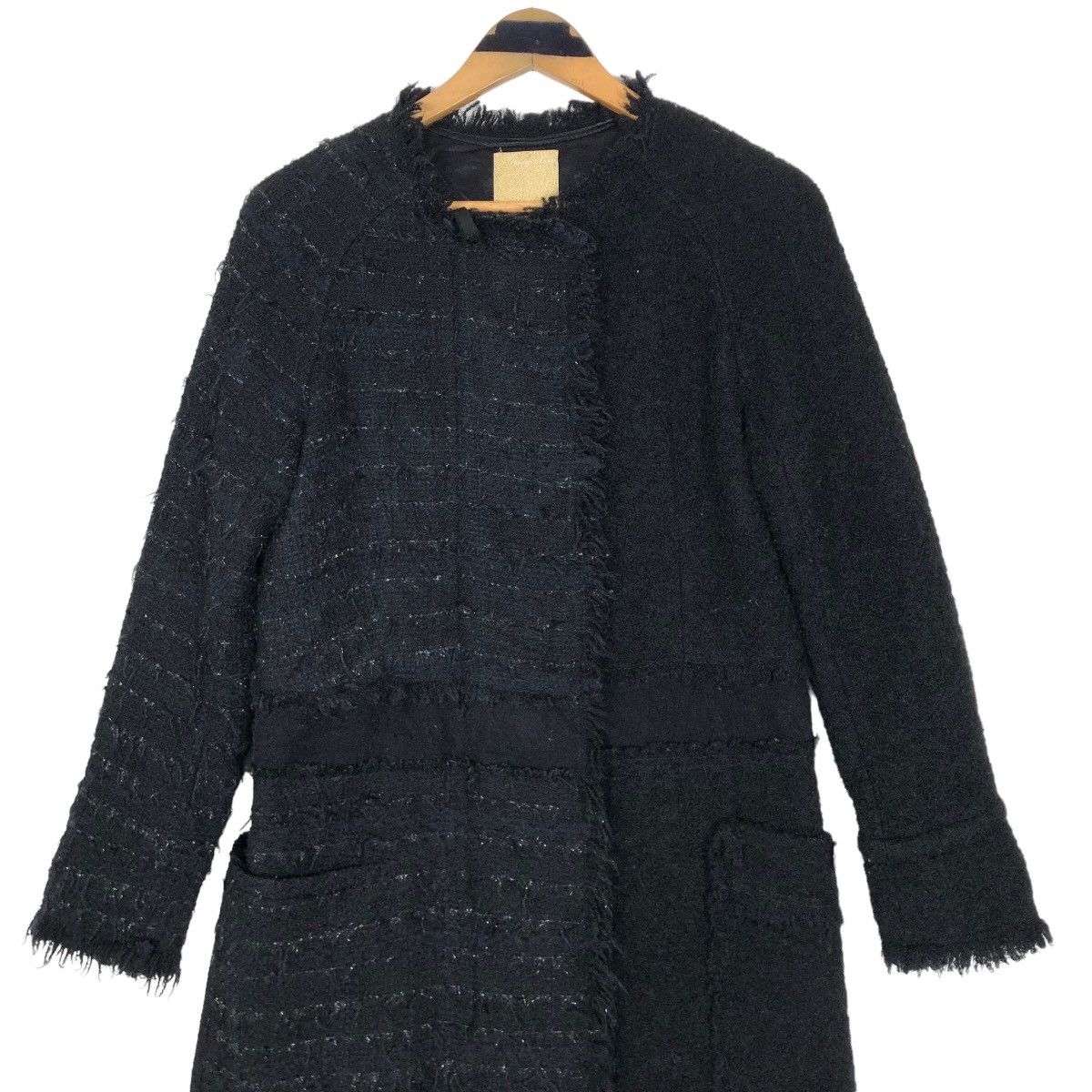 Japanese Brand Shuhei Ogawa Wool Patchwork Light Jacket Size M / US 6-8 / IT 42-44 - 3 Thumbnail