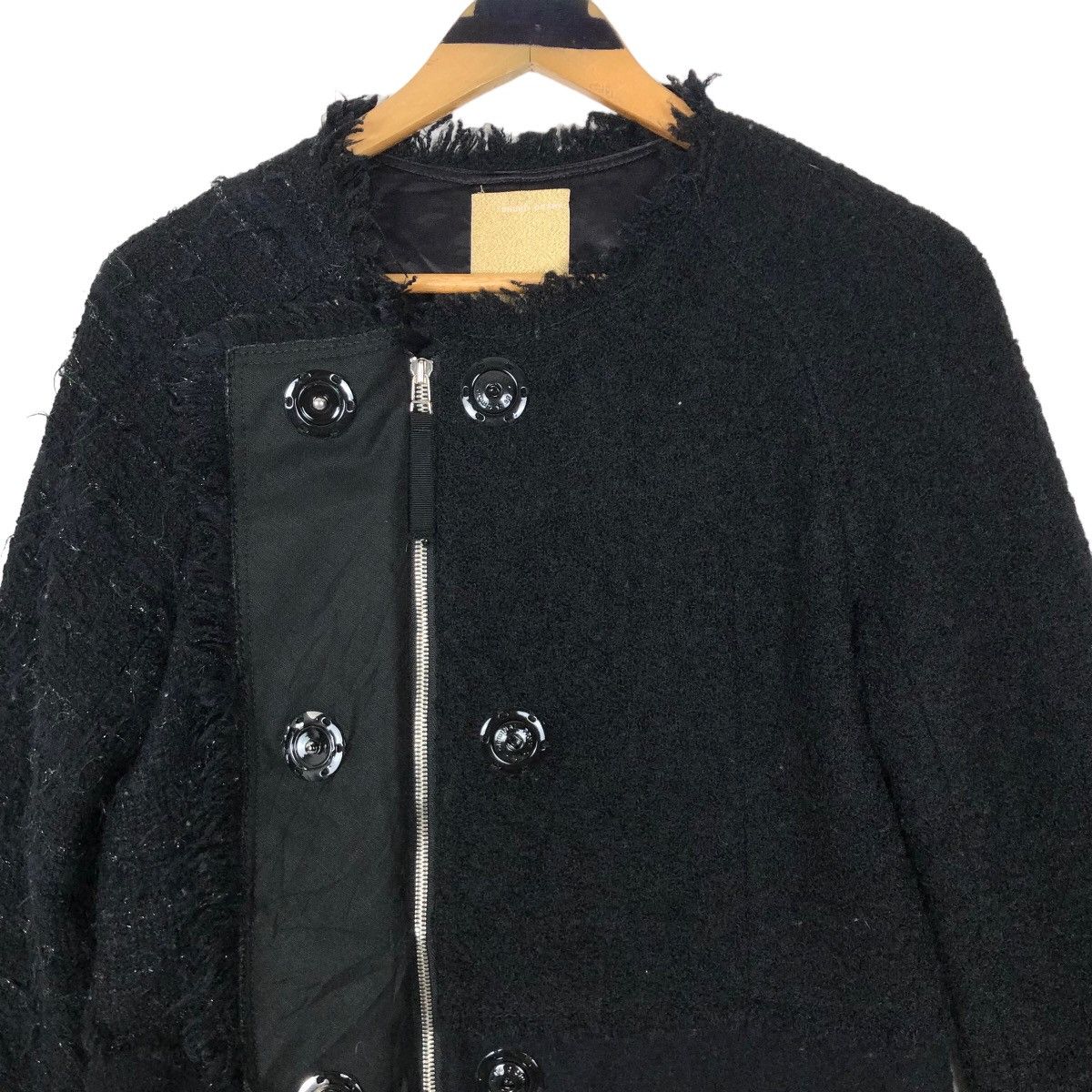Japanese Brand Shuhei Ogawa Wool Patchwork Light Jacket Size M / US 6-8 / IT 42-44 - 7 Thumbnail