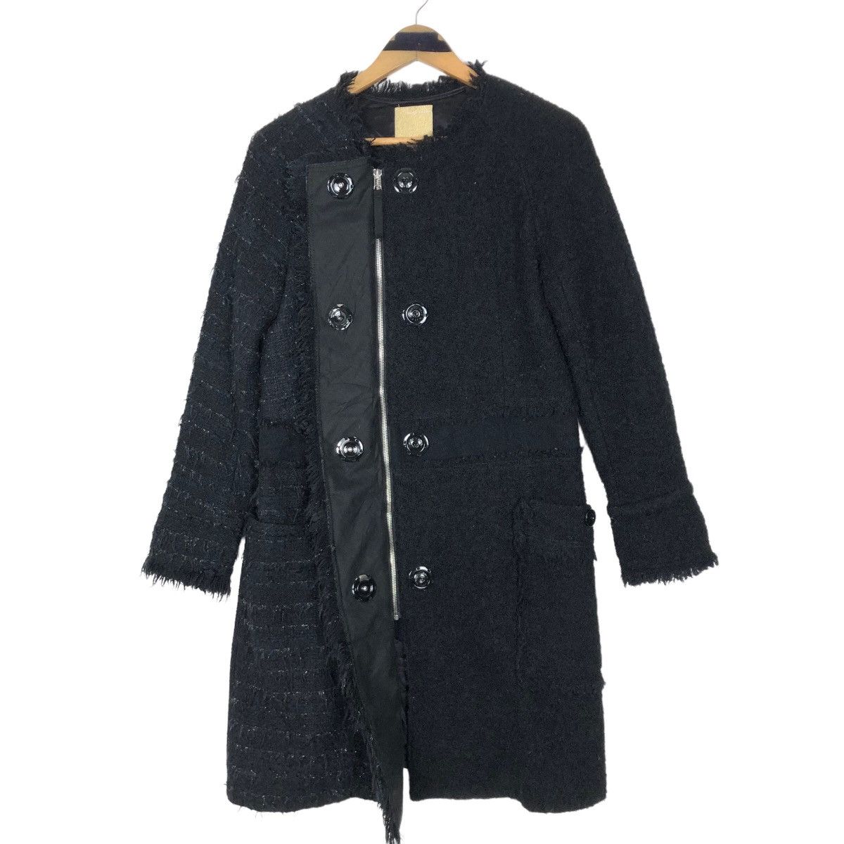 Japanese Brand Shuhei Ogawa Wool Patchwork Light Jacket Size M / US 6-8 / IT 42-44 - 8 Thumbnail