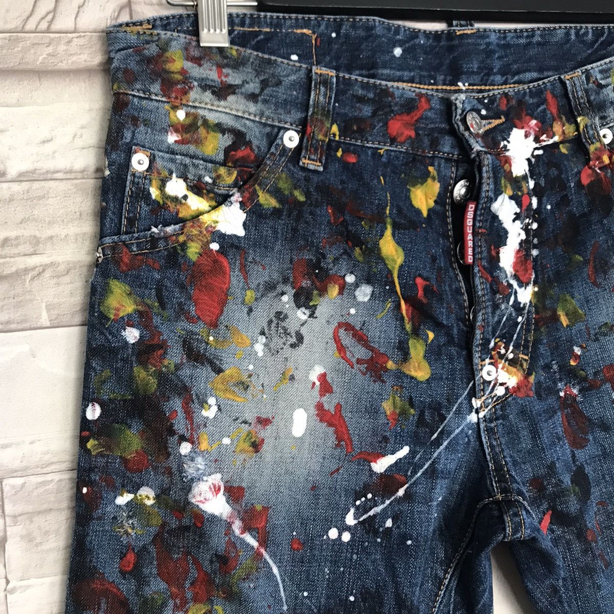 Dsquared2 Dsquared2 Denim Painter Jeans True Artist Club Size US 34 / EU 50 - 5 Thumbnail