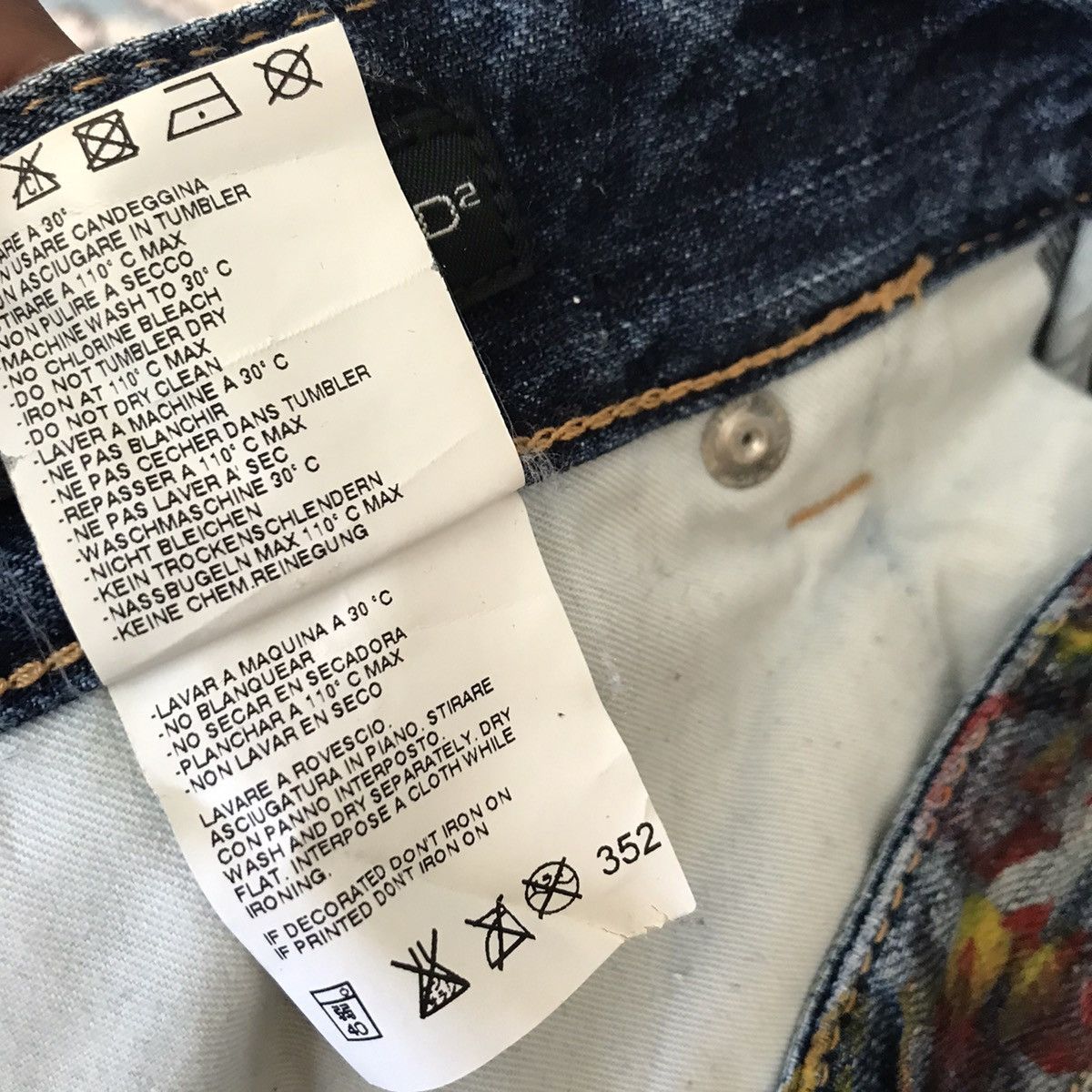 Dsquared2 Dsquared2 Denim Painter Jeans True Artist Club Size US 34 / EU 50 - 16 Thumbnail