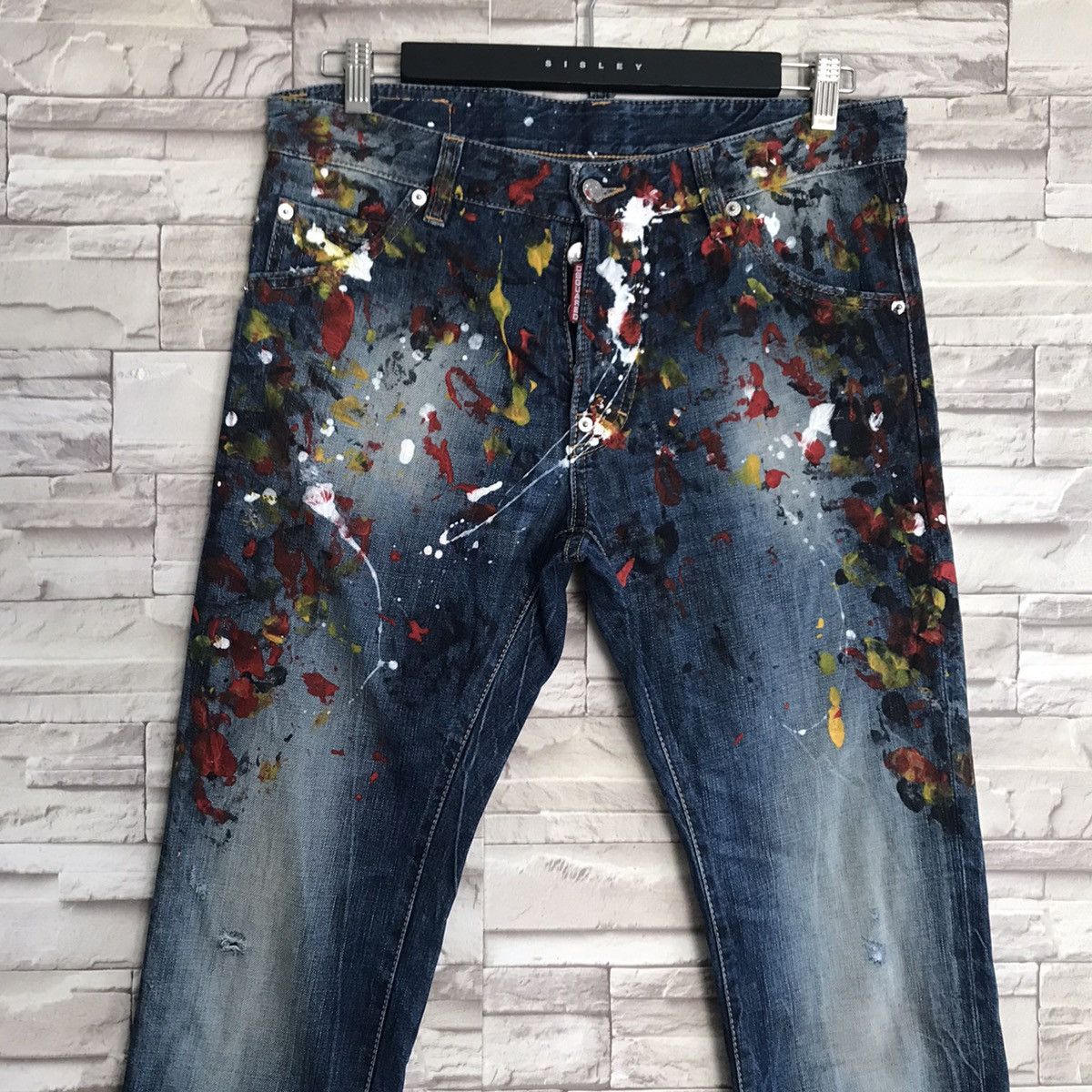 Dsquared2 Dsquared2 Denim Painter Jeans True Artist Club Size US 34 / EU 50 - 4 Thumbnail