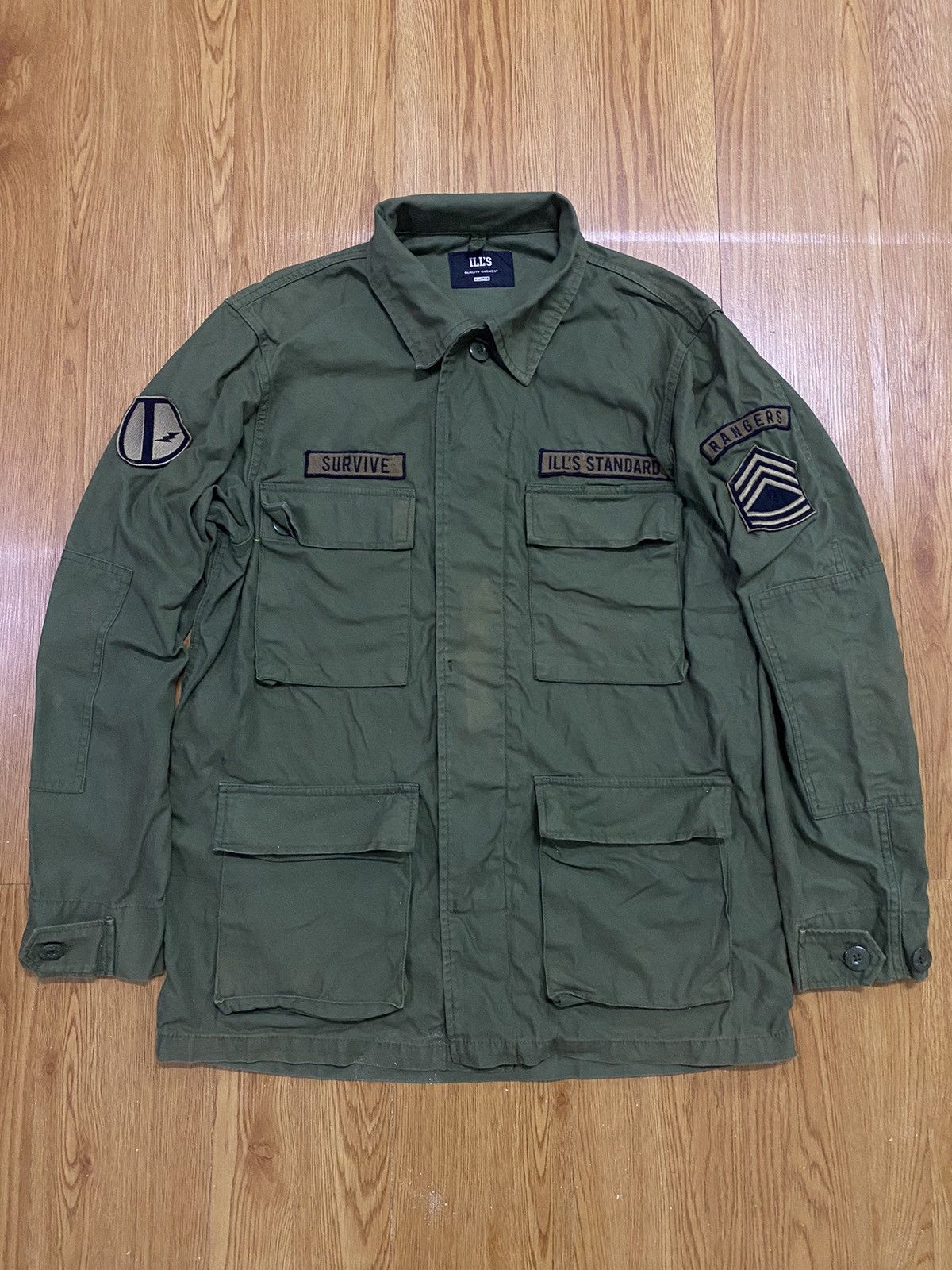 Japanese Brand ILL’S Standard Ranger Patches Military Jacket Size US XL / EU 56 / 4 - 1 Thumbnail