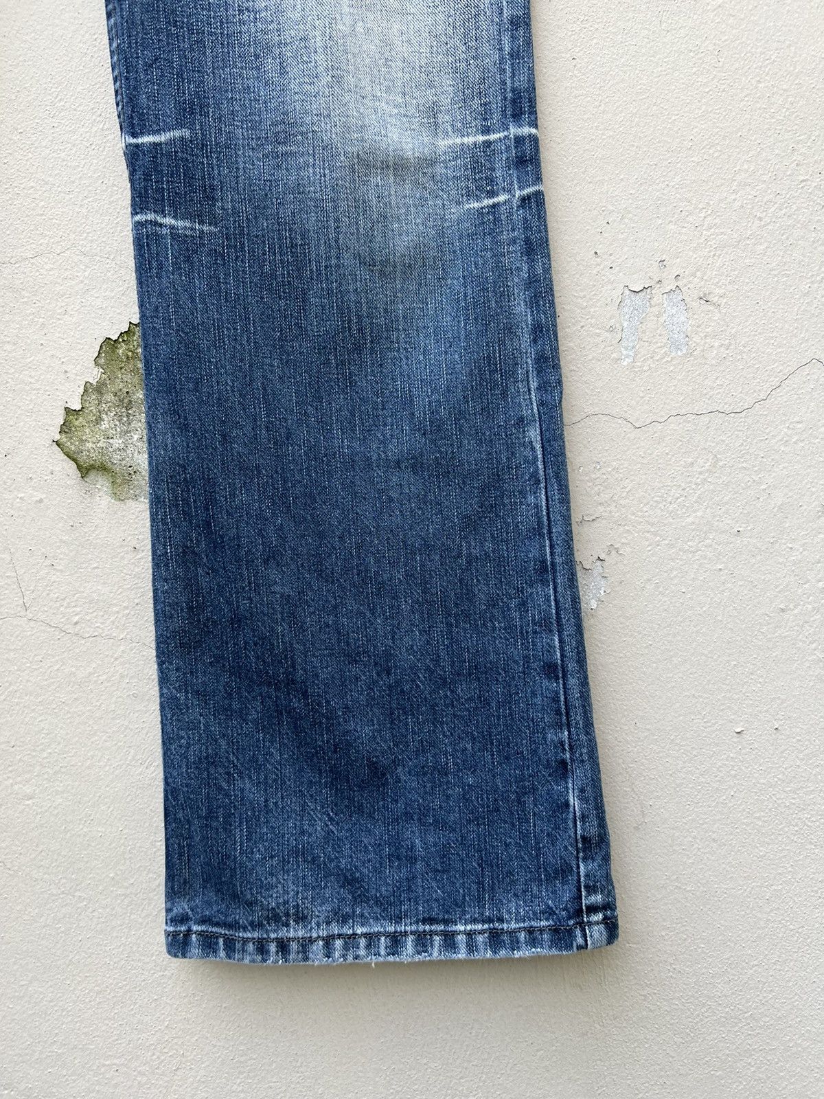 Armani Exchange Vintage 90s Armani Exchange Fade Blue Denim Bootcut Jeans Size US 29 - 15 Thumbnail