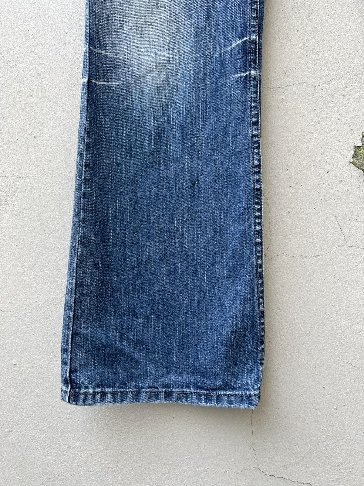 Armani Exchange Vintage 90s Armani Exchange Fade Blue Denim Bootcut Jeans Size US 29 - 12 Thumbnail