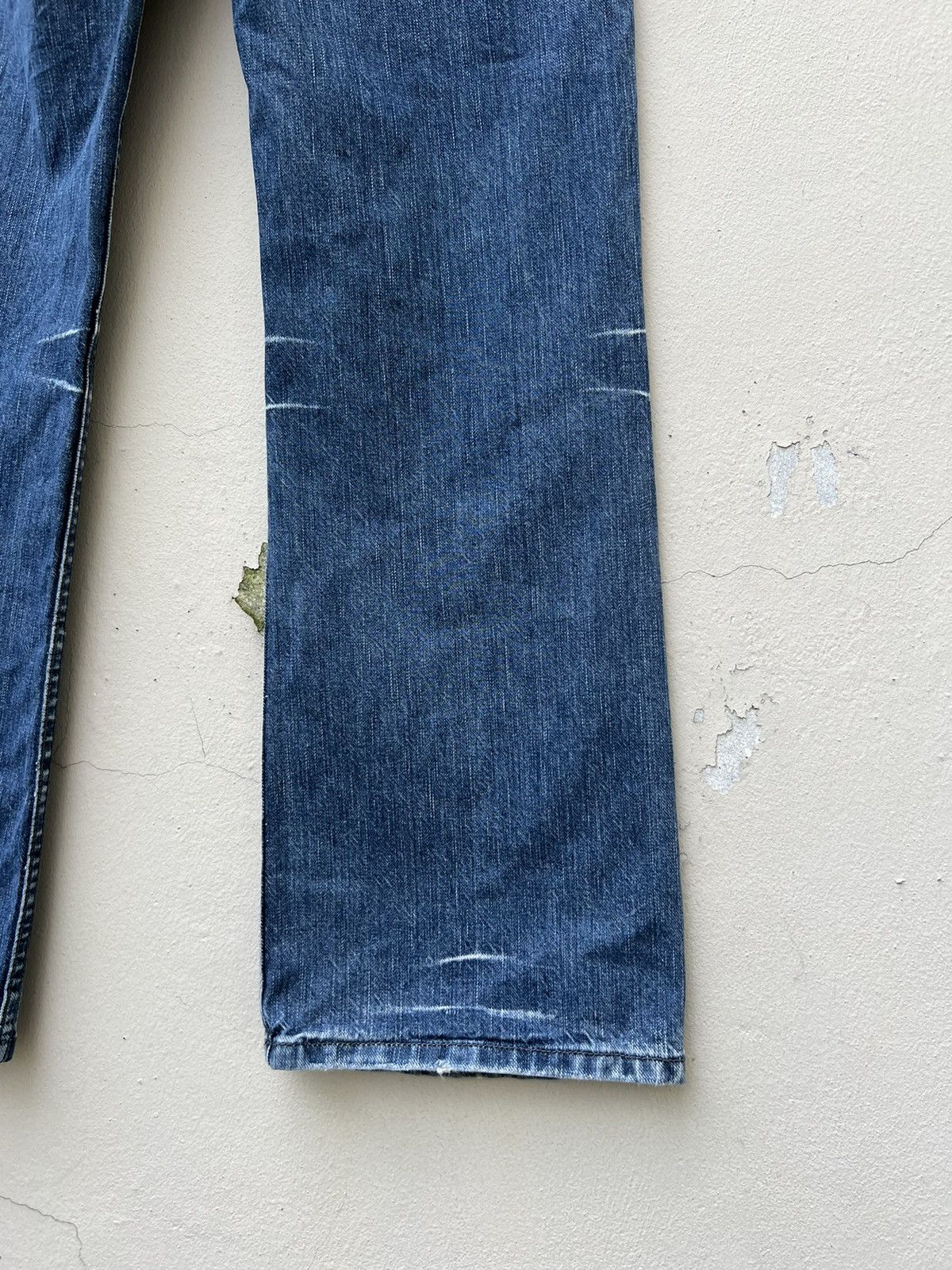 Armani Exchange Vintage 90s Armani Exchange Fade Blue Denim Bootcut Jeans Size US 29 - 21 Thumbnail