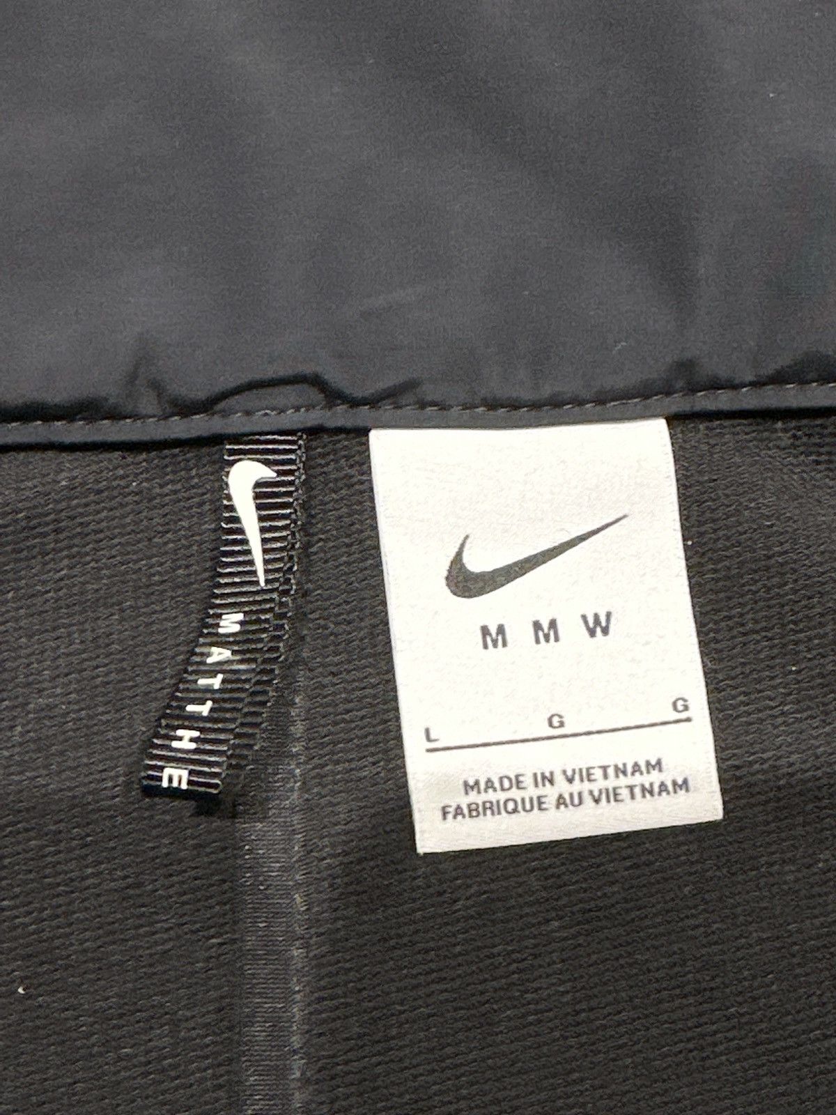 MMW × Nike Nike x MMW Matthew Williams Alyx Black Crop Jacket Size US L / EU 52-54 / 3 - 3 Thumbnail