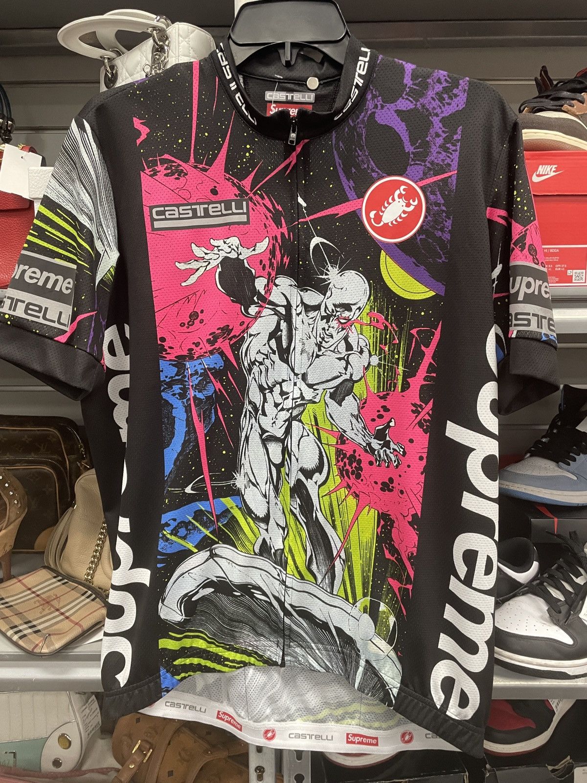 Supreme Supreme castelli silver surfer cycling shirt jersey XL