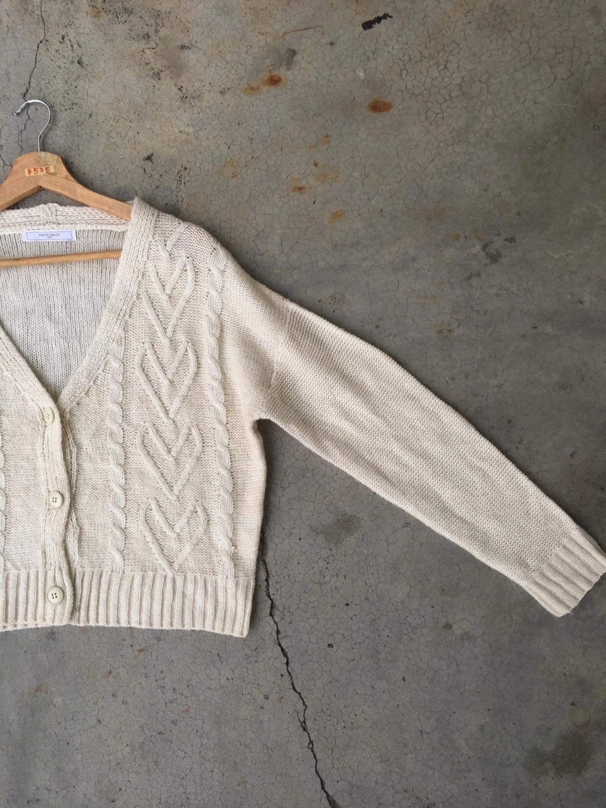 💥CropTop Cardigan MOUTH VALLEY Pullover/Memeri Knitt Design