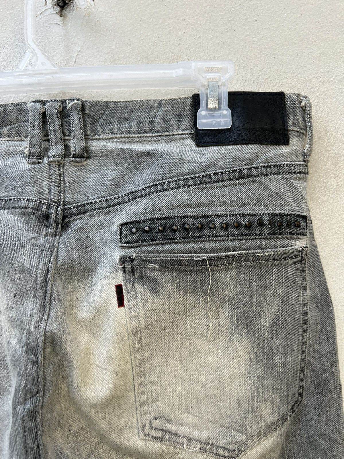Mastermind Japan Vintage Roen Japan Fade Black Mud Denim Jeans Size US 34 / EU 50 - 18 Thumbnail