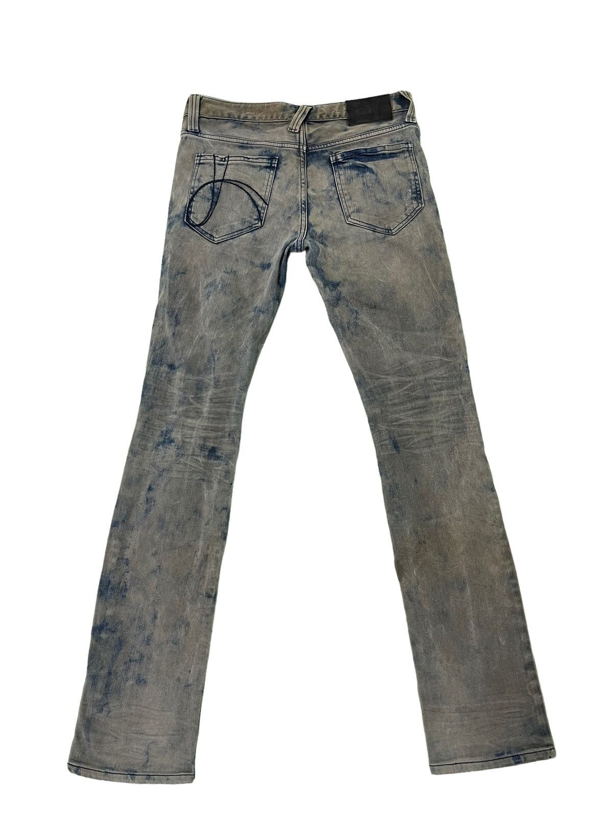 Japanese Brand Skinny Distress Vtg Process No ID Japan Stretch Denim 42🟦 Size US 31 - 12 Thumbnail