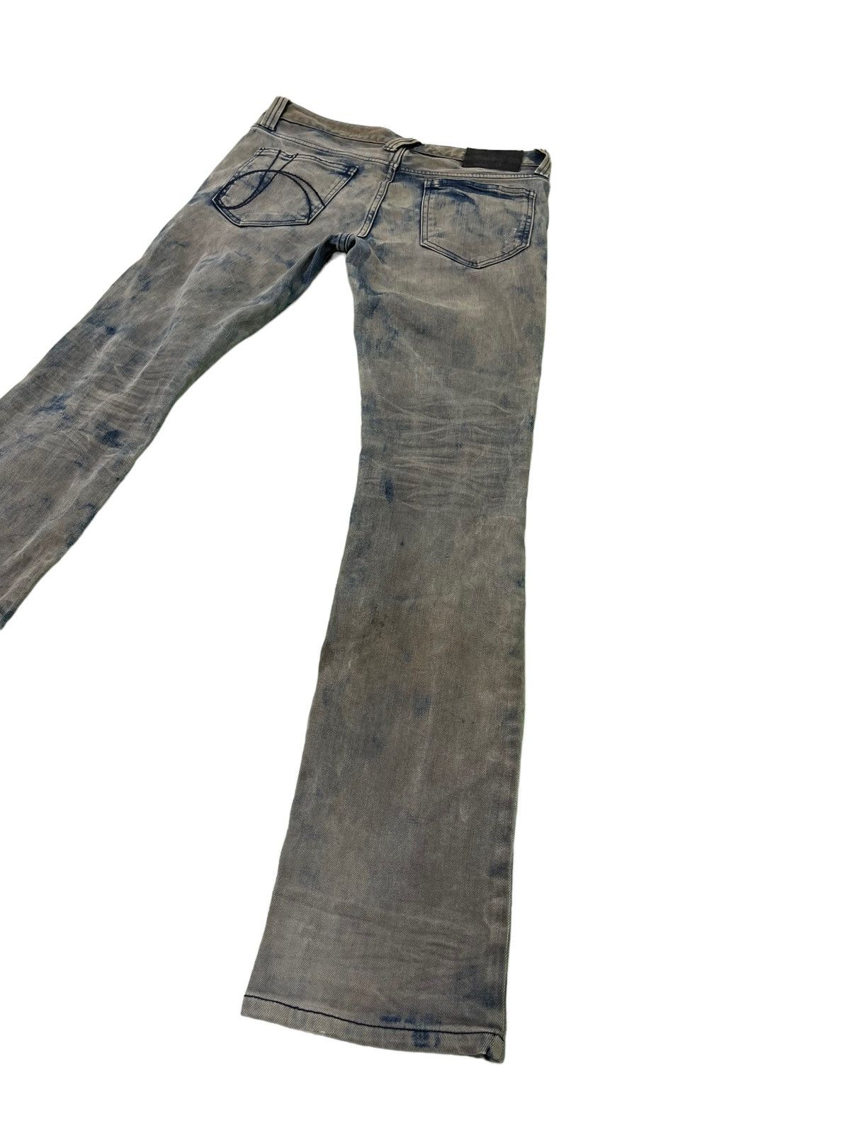 Japanese Brand Skinny Distress Vtg Process No ID Japan Stretch Denim 42🟦 Size US 31 - 14 Thumbnail