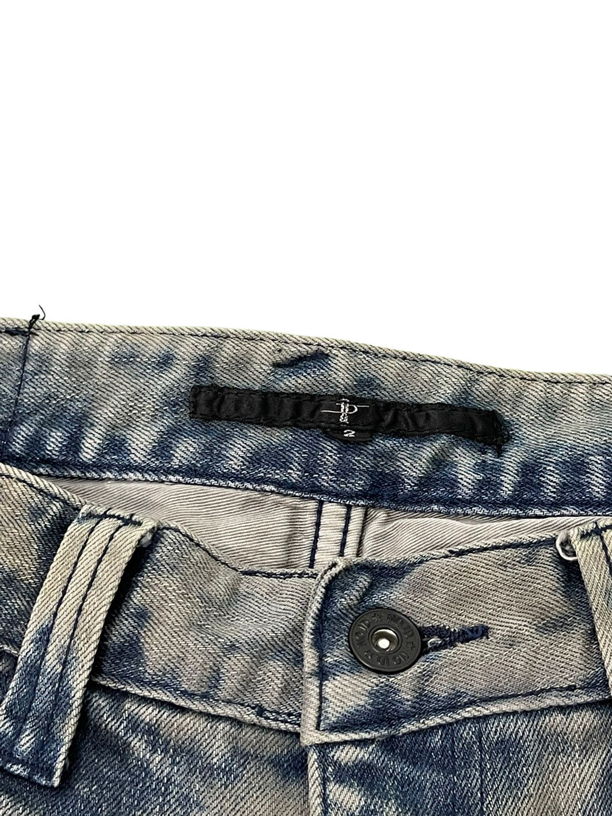 Japanese Brand Skinny Distress Vtg Process No ID Japan Stretch Denim 42🟦 Size US 31 - 10 Thumbnail