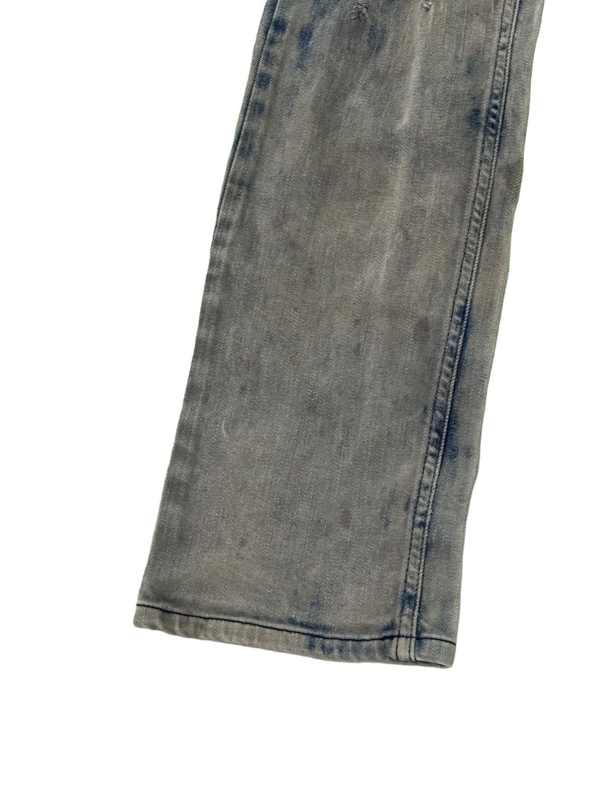 Japanese Brand Skinny Distress Vtg Process No ID Japan Stretch Denim 42🟦 Size US 31 - 5 Thumbnail