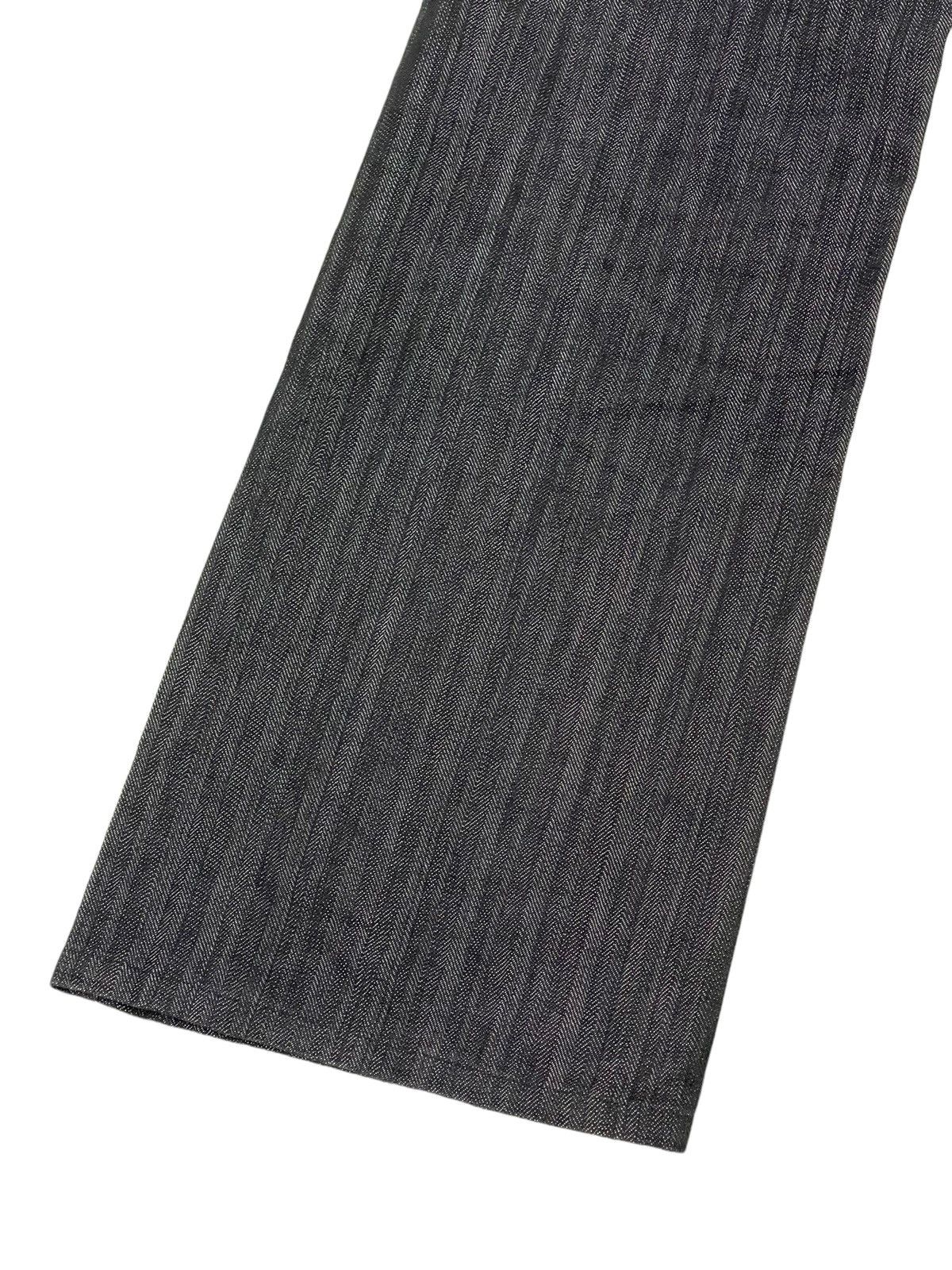 Japanese Brand Herringbones Denim Wild Khakis Relaxed Fit Wide Leg 4🟦2 Size US 31 - 15 Thumbnail