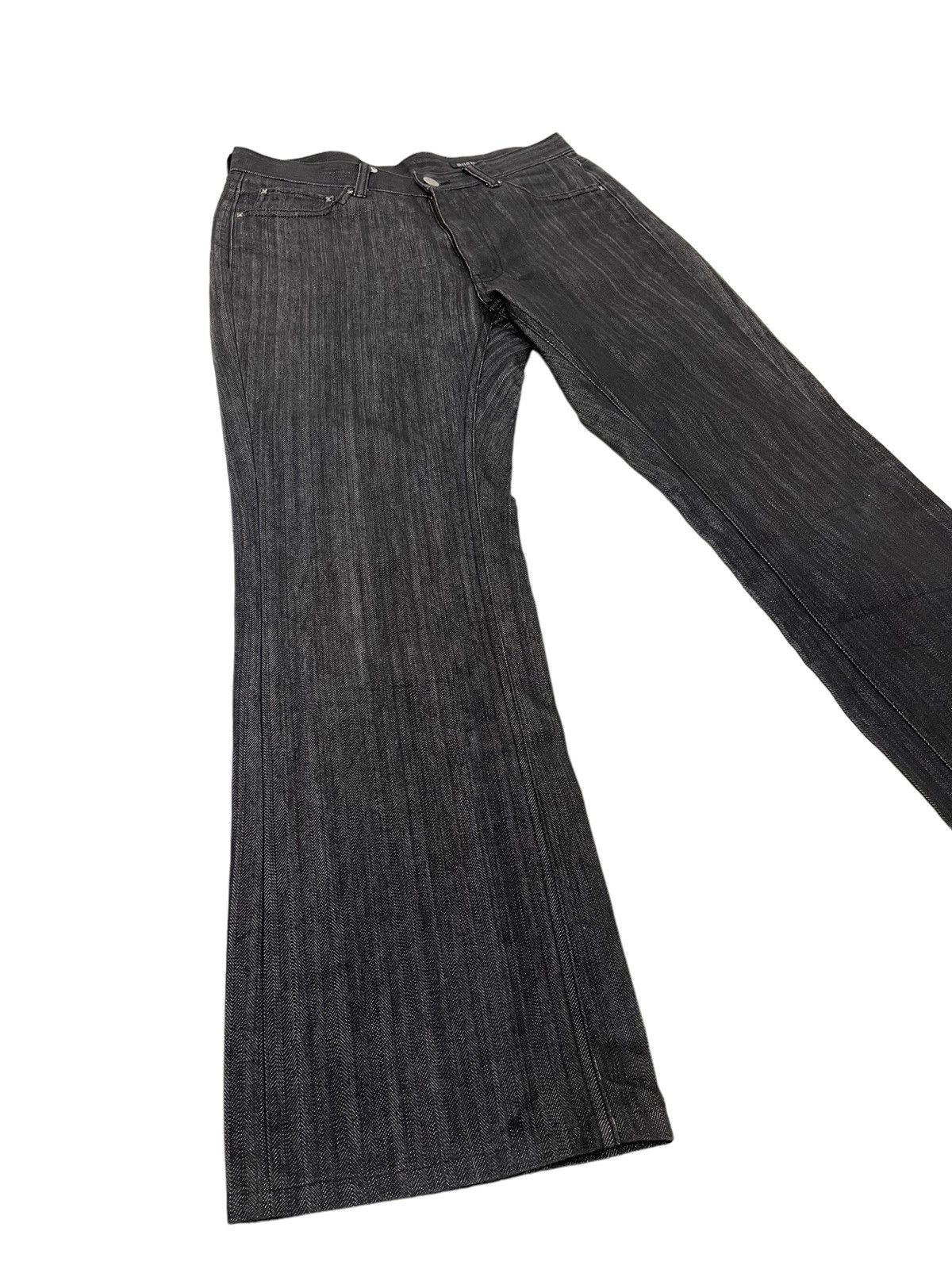 Japanese Brand Herringbones Denim Wild Khakis Relaxed Fit Wide Leg 4🟦2 Size US 31 - 1 Thumbnail