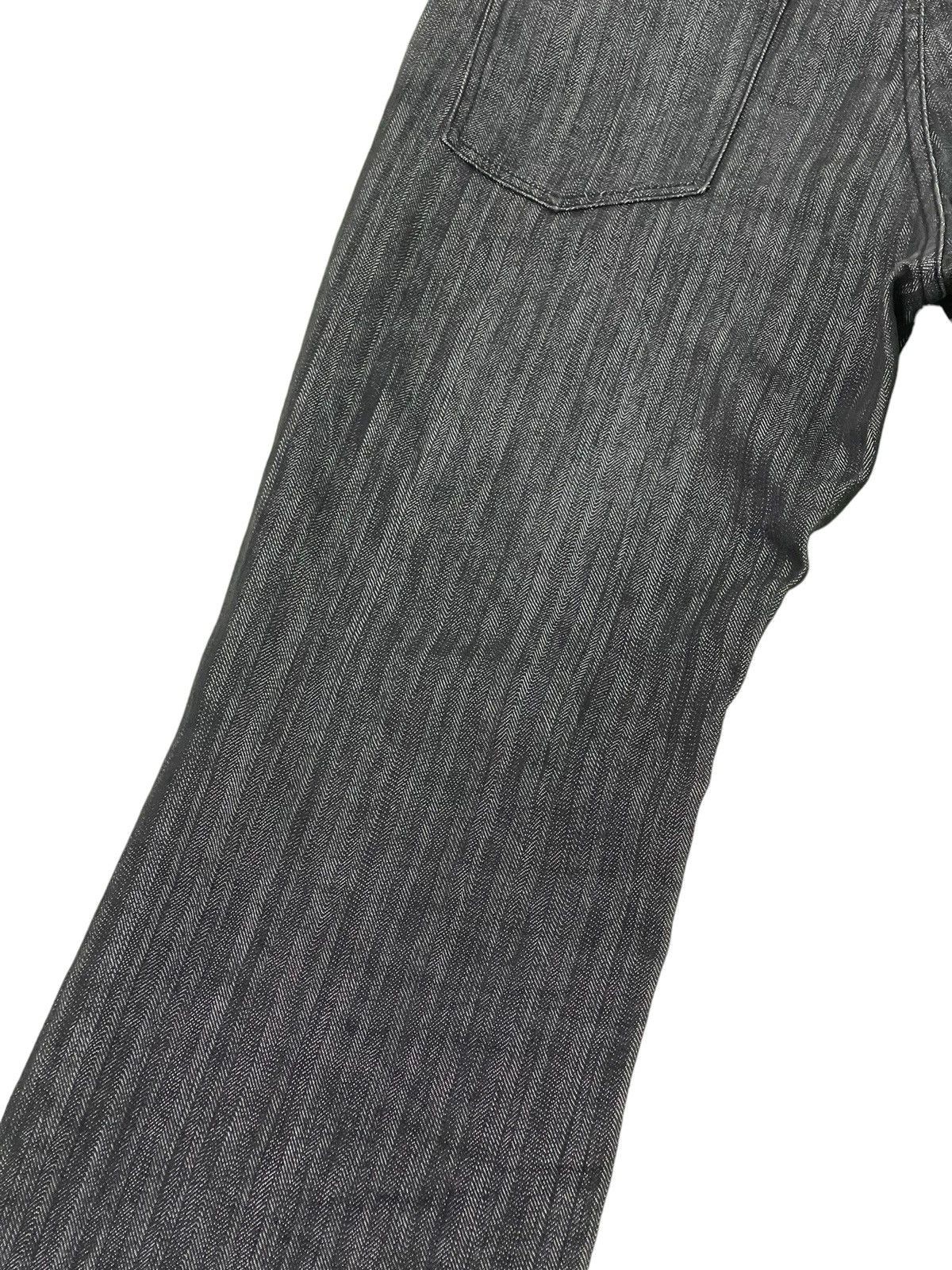 Japanese Brand Herringbones Denim Wild Khakis Relaxed Fit Wide Leg 4🟦2 Size US 31 - 16 Thumbnail