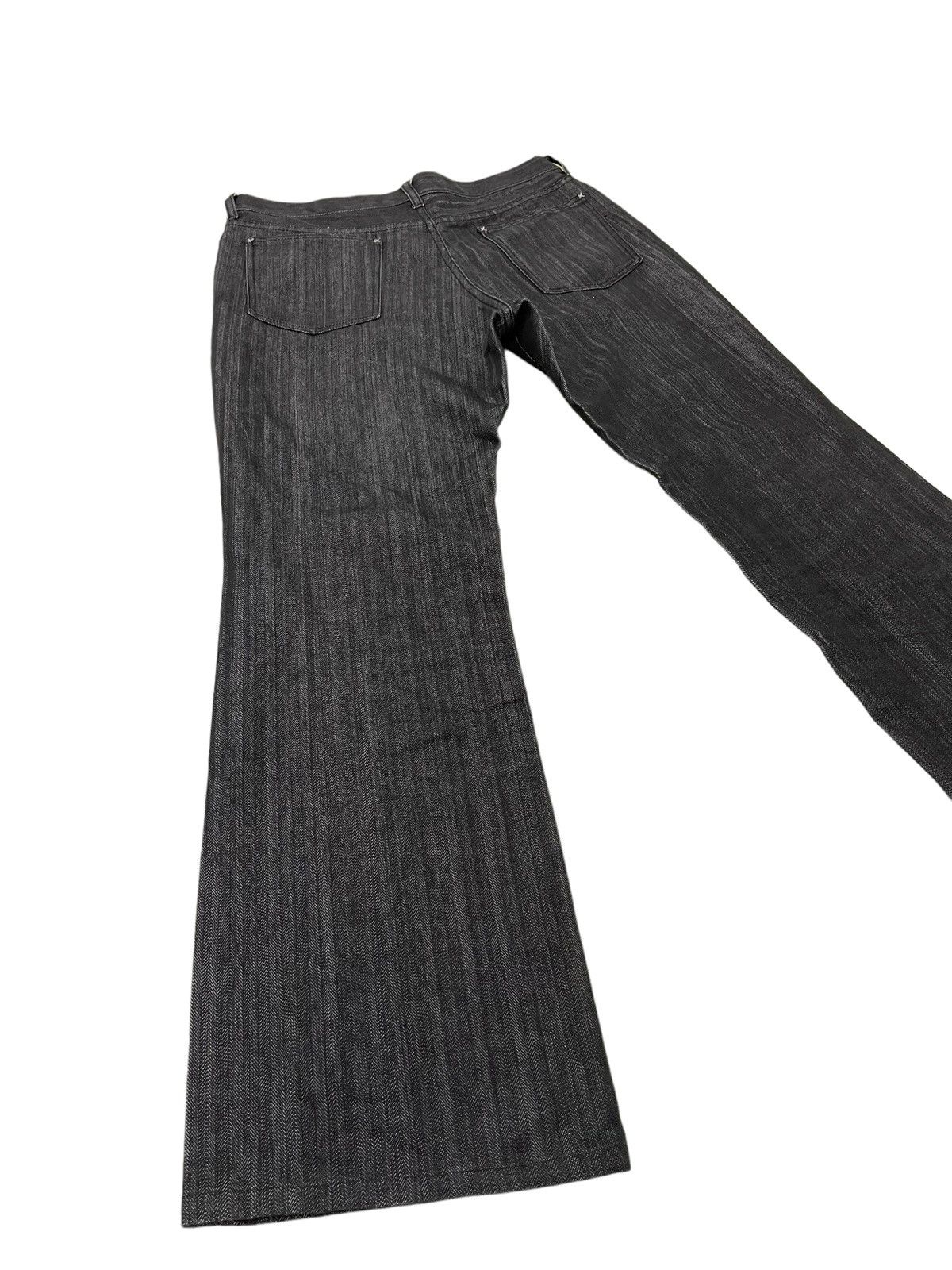Japanese Brand Herringbones Denim Wild Khakis Relaxed Fit Wide Leg 4🟦2 Size US 31 - 12 Thumbnail