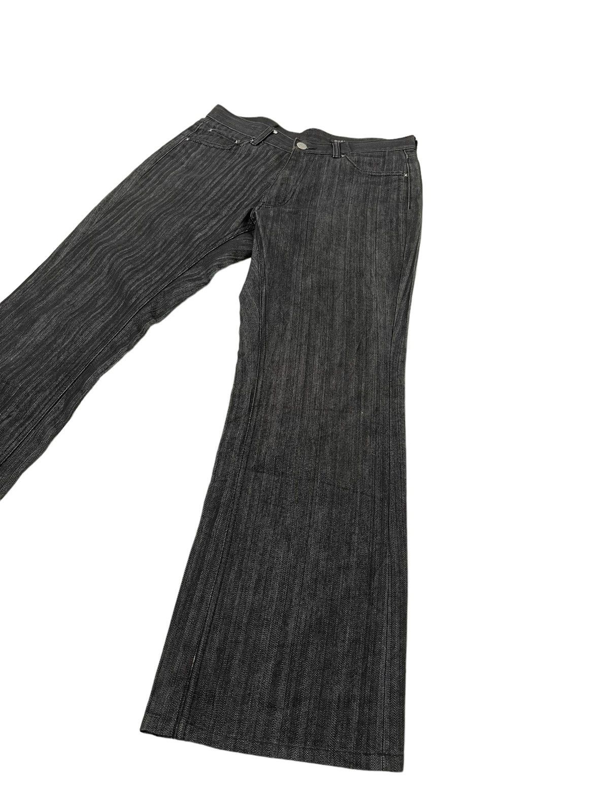 Japanese Brand Herringbones Denim Wild Khakis Relaxed Fit Wide Leg 4🟦2 Size US 31 - 3 Thumbnail