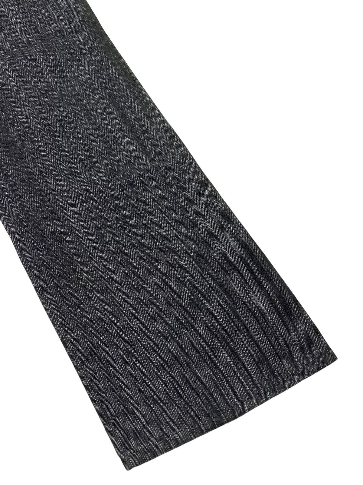 Japanese Brand Herringbones Denim Wild Khakis Relaxed Fit Wide Leg 4🟦2 Size US 31 - 14 Thumbnail