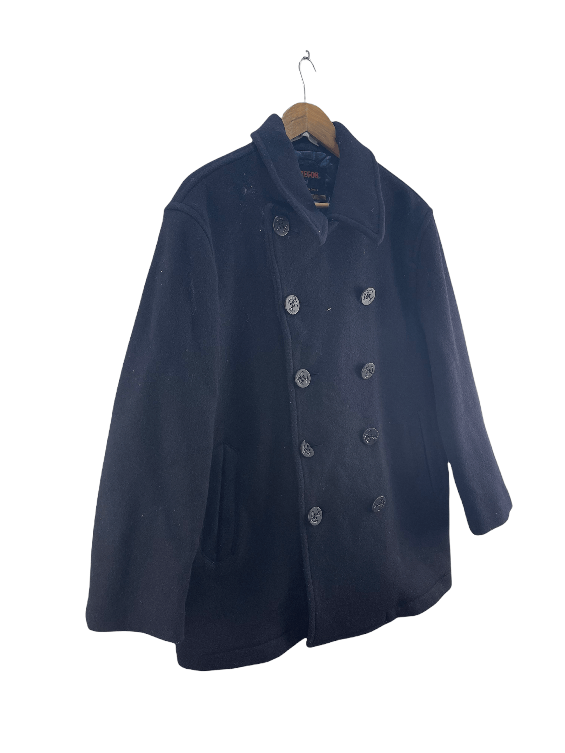 McGregor Vintage Mcgregor Peacoat Wool Jacket Size US L / EU 52-54 / 3 - 4 Thumbnail
