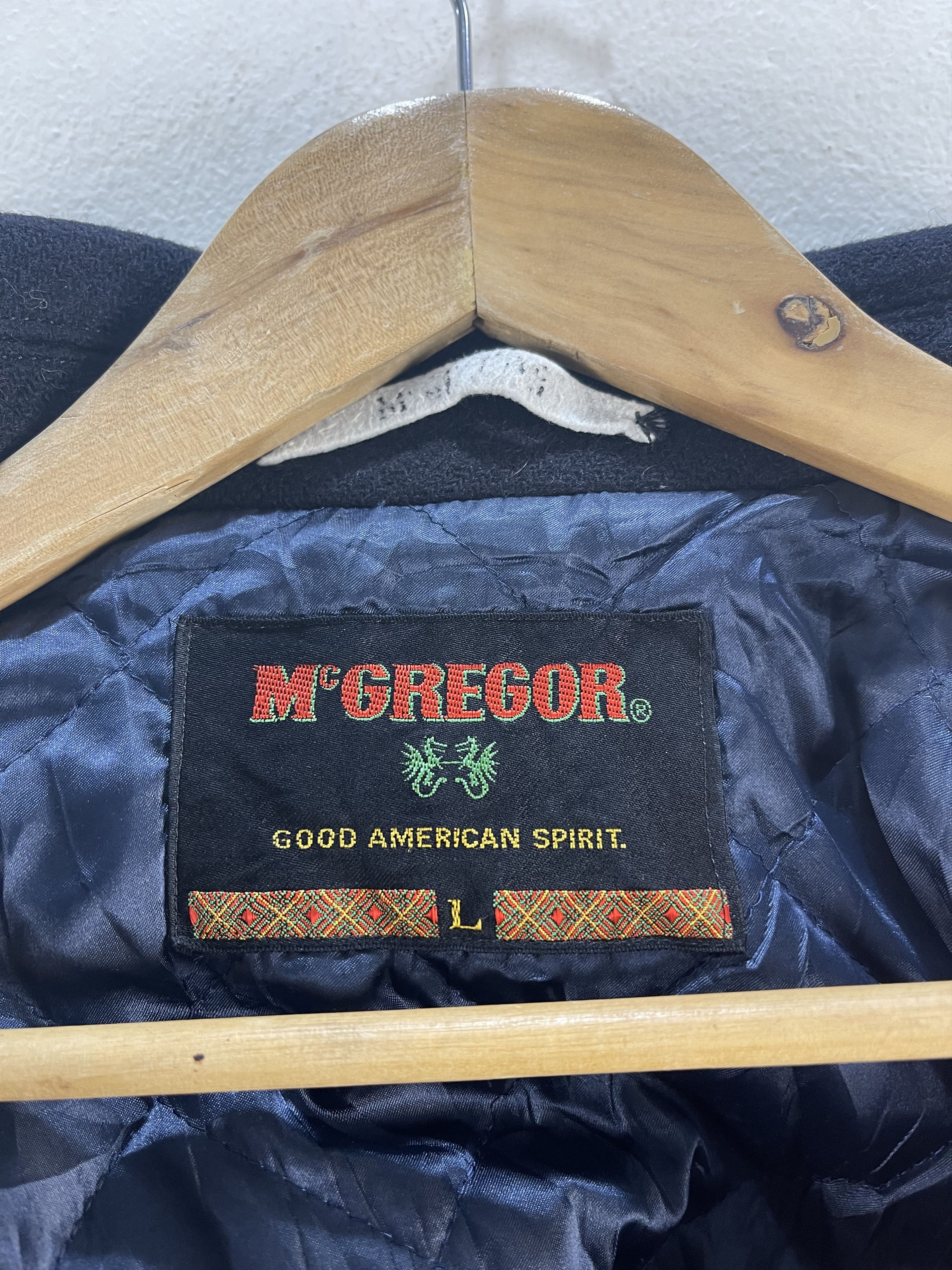 McGregor Vintage Mcgregor Peacoat Wool Jacket Size US L / EU 52-54 / 3 - 10 Thumbnail