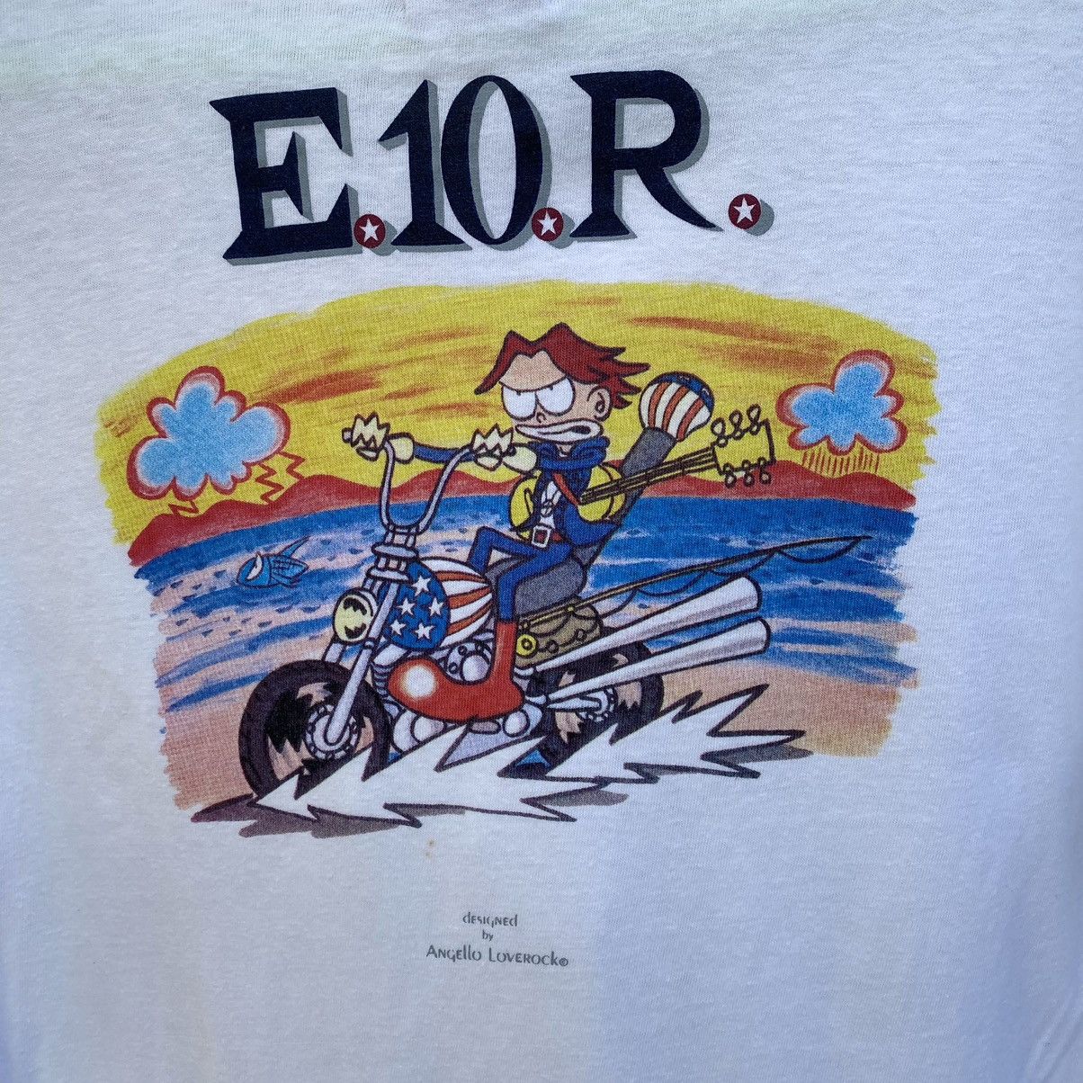 Designer × Vintage E.10.R X Anggelo Loverock vintage Tee Size US M / EU 48-50 / 2 - 4 Thumbnail