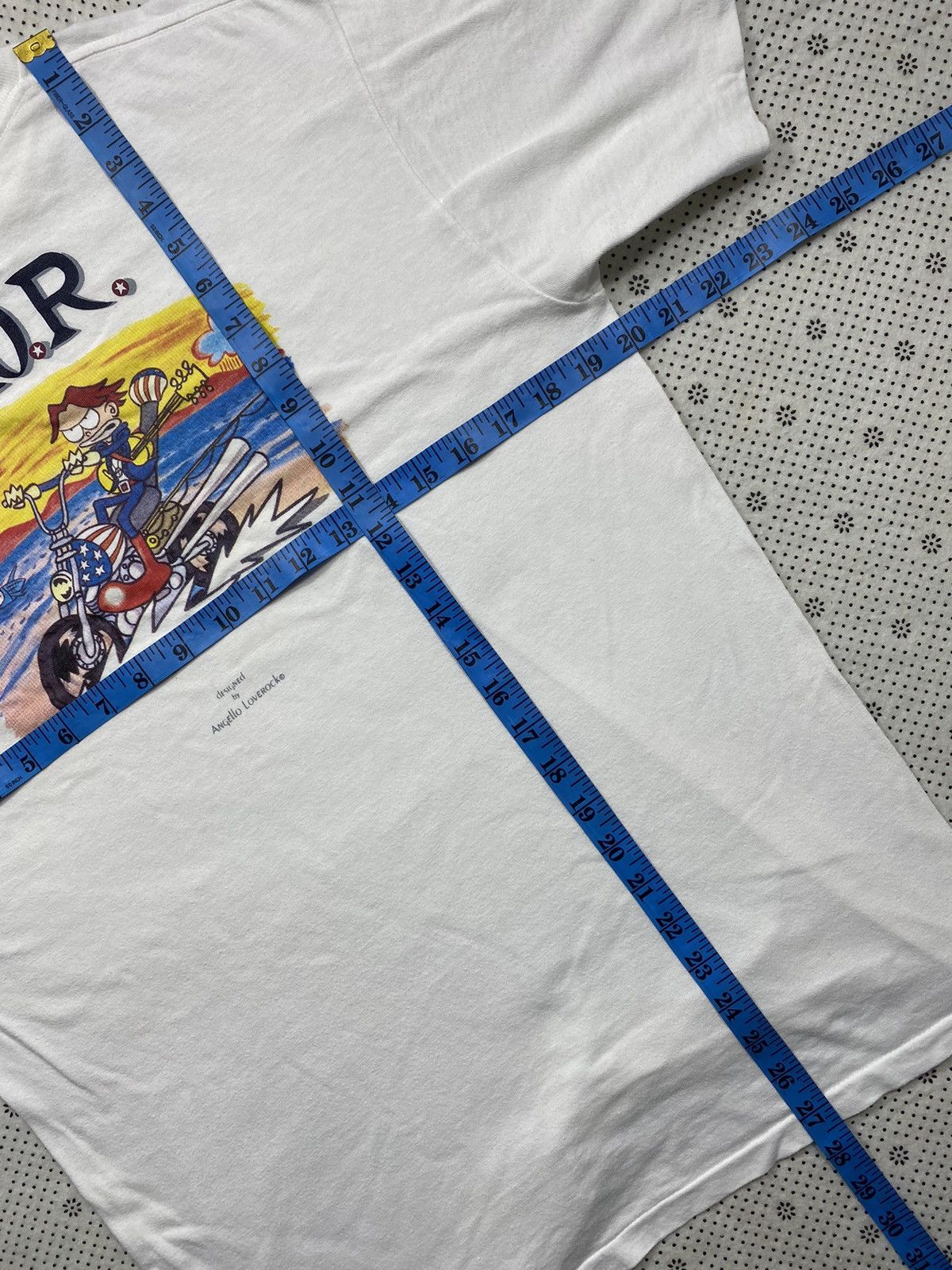 Designer × Vintage E.10.R X Anggelo Loverock vintage Tee Size US M / EU 48-50 / 2 - 7 Thumbnail