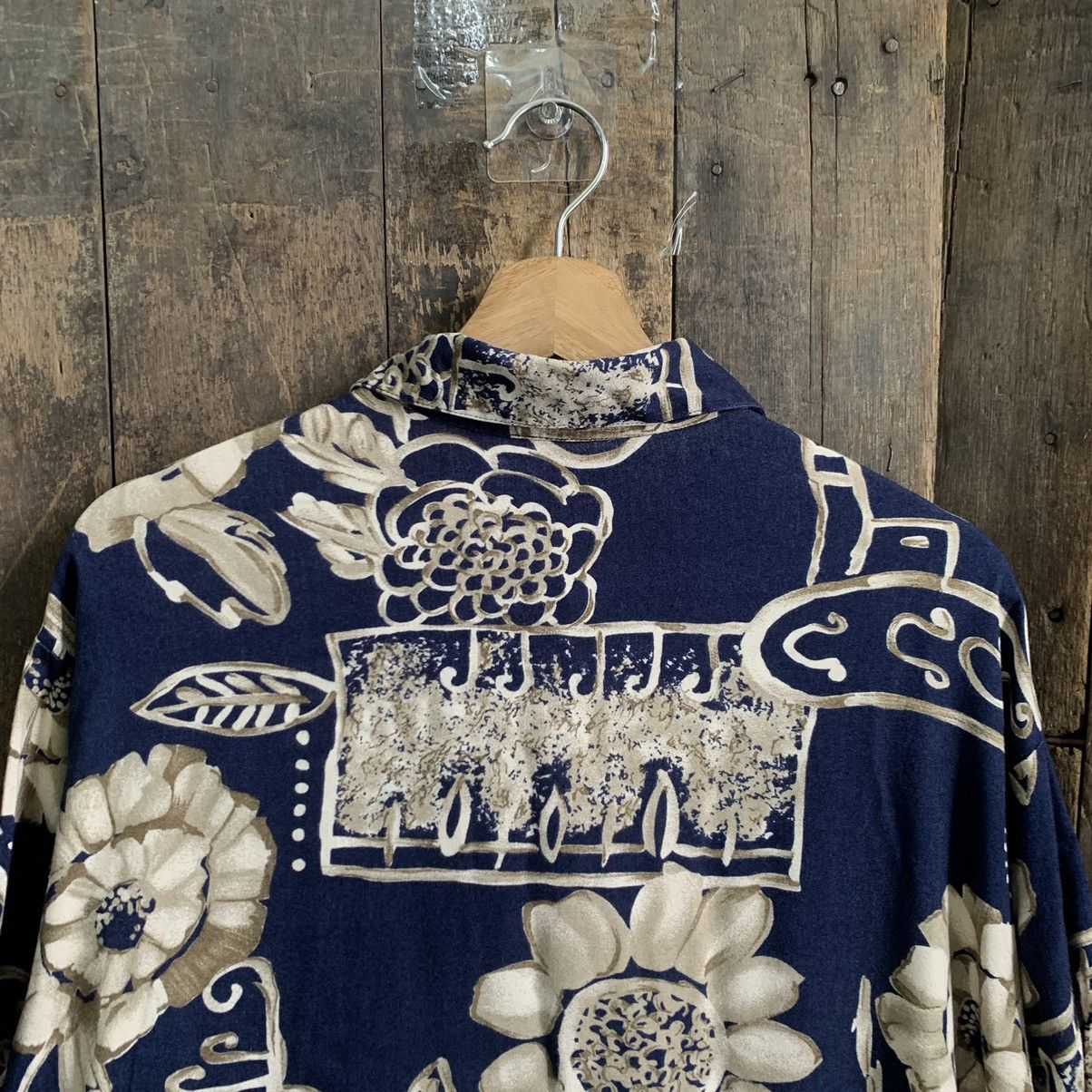 Norm Thompson × Vintage Vintage Norm Thompson Full Print Button Up Shirt Size US L / EU 52-54 / 3 - 7 Thumbnail