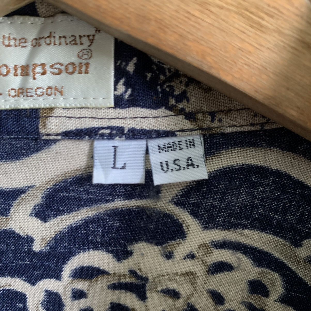 Norm Thompson × Vintage Vintage Norm Thompson Full Print Button Up Shirt Size US L / EU 52-54 / 3 - 3 Thumbnail