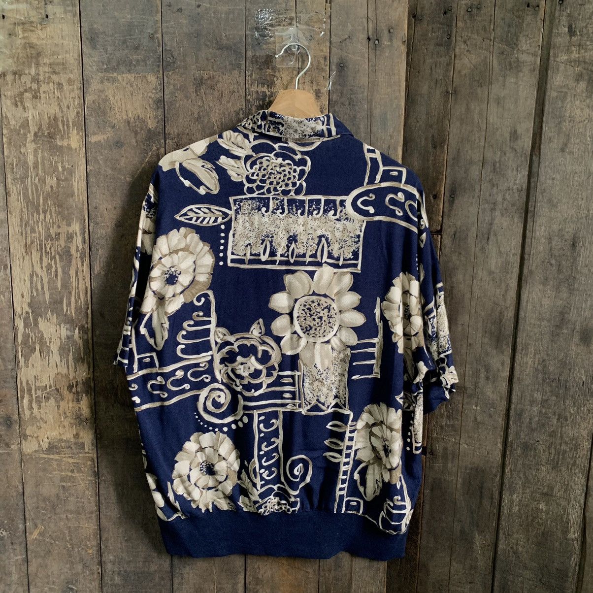 Norm Thompson × Vintage Vintage Norm Thompson Full Print Button Up Shirt Size US L / EU 52-54 / 3 - 6 Thumbnail