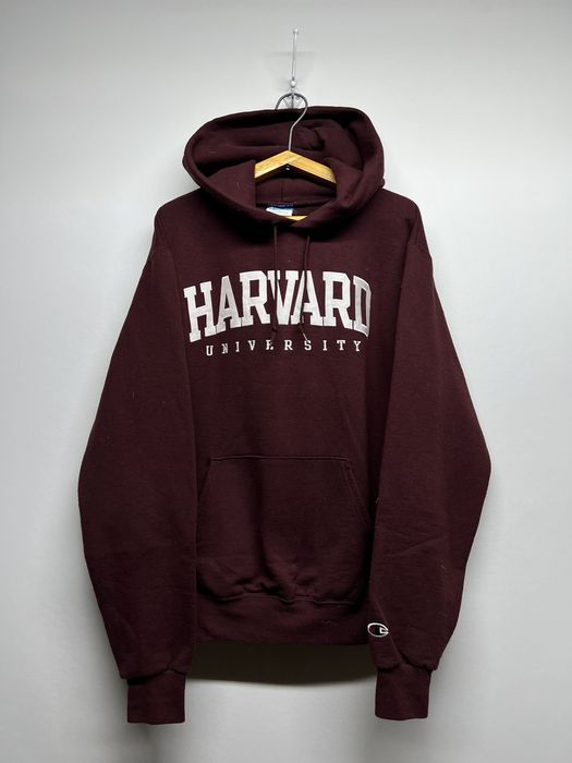 Vintage Vintage Champion Harvard University Hoodie 90’s | Grailed