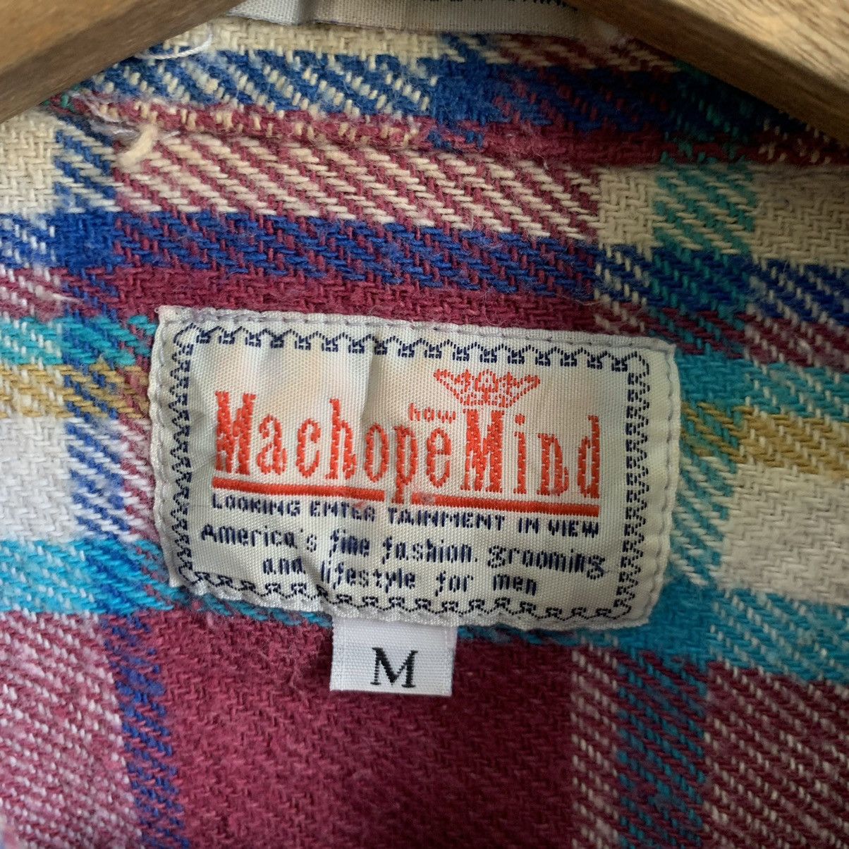 Japanese Brand × Vintage Vintage Machope Mind Button Up Long Shirt Size US M / EU 48-50 / 2 - 3 Thumbnail