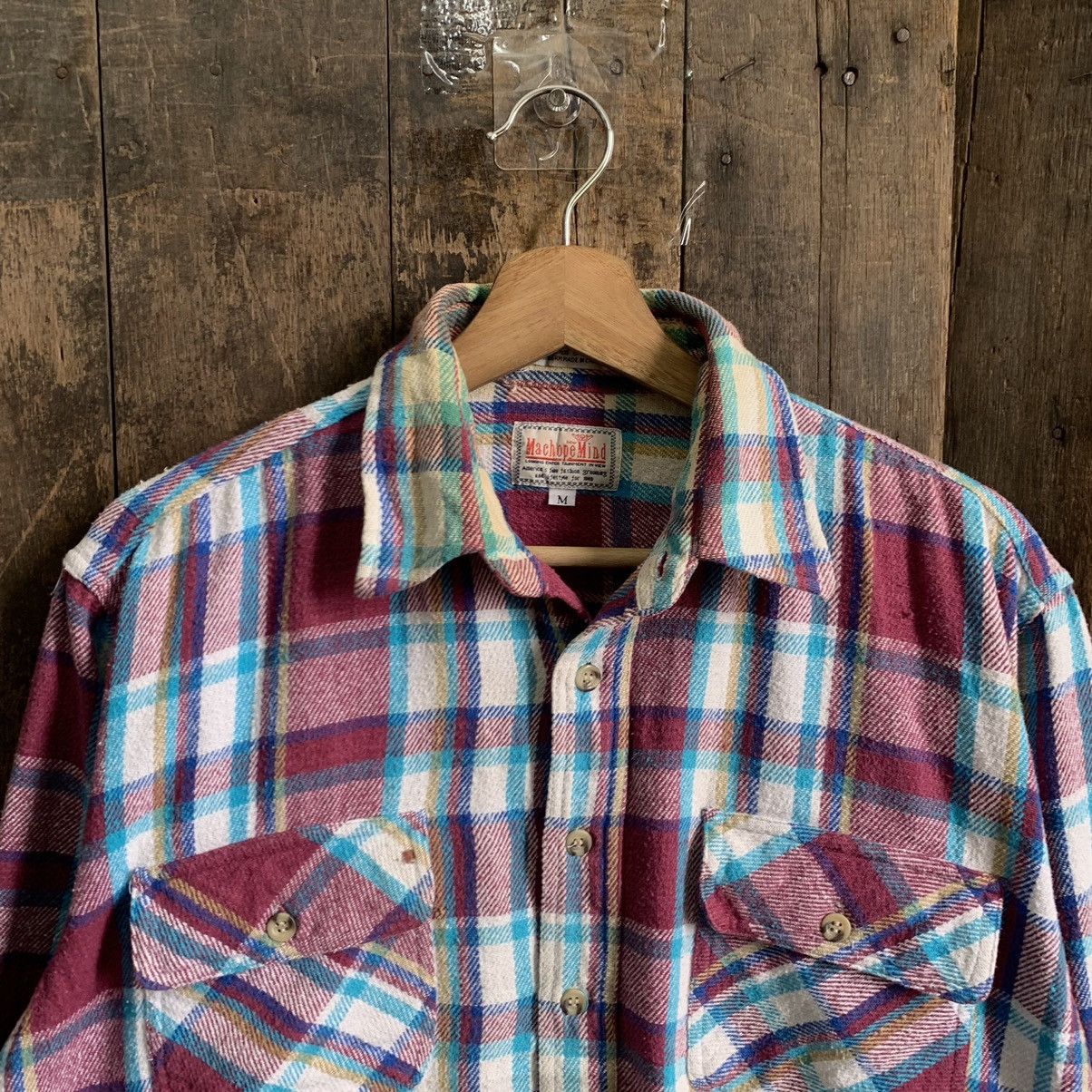Japanese Brand × Vintage Vintage Machope Mind Button Up Long Shirt Size US M / EU 48-50 / 2 - 2 Thumbnail